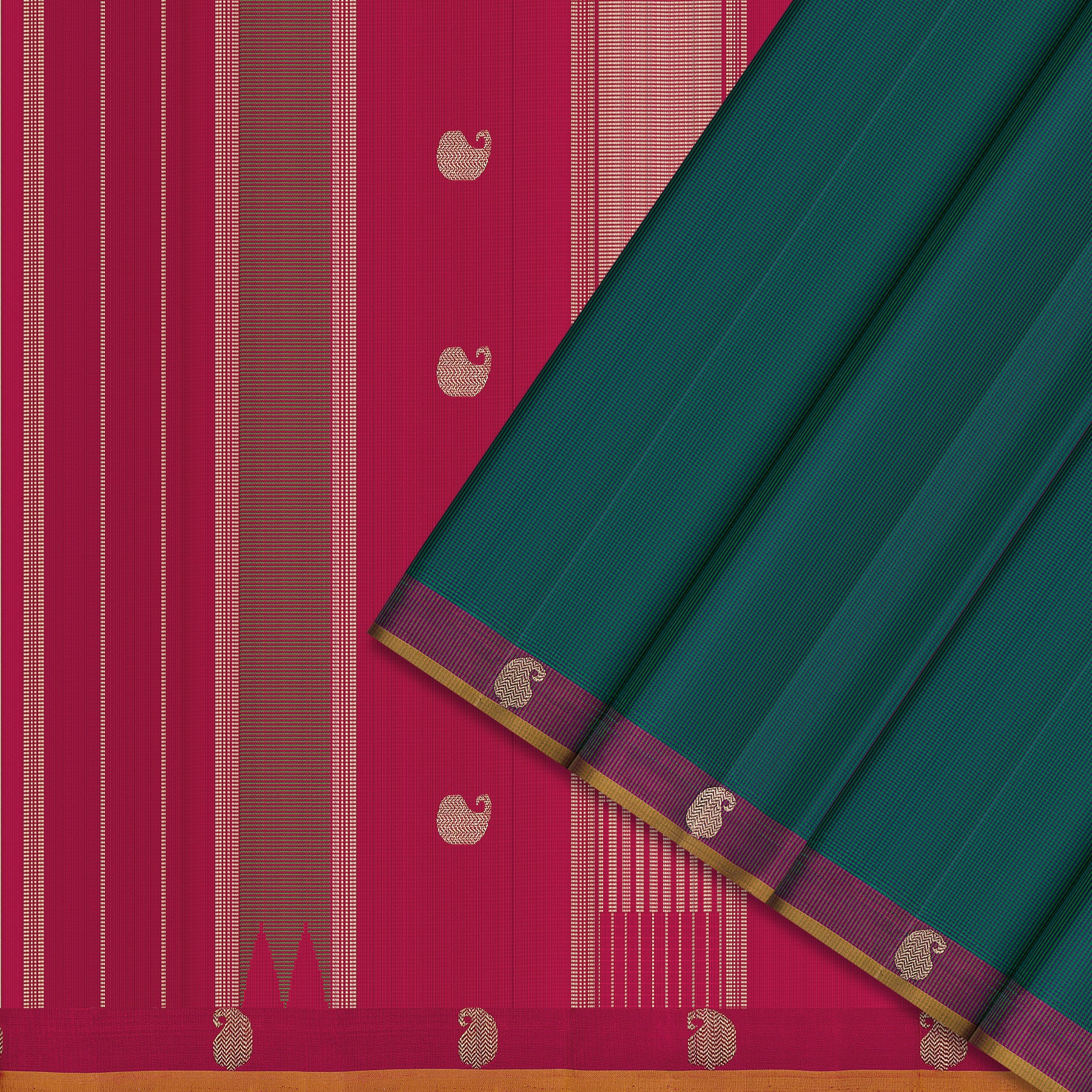 Kanakavalli Kanjivaram Silk Sari 25-595-HS001-09430 - Cover View