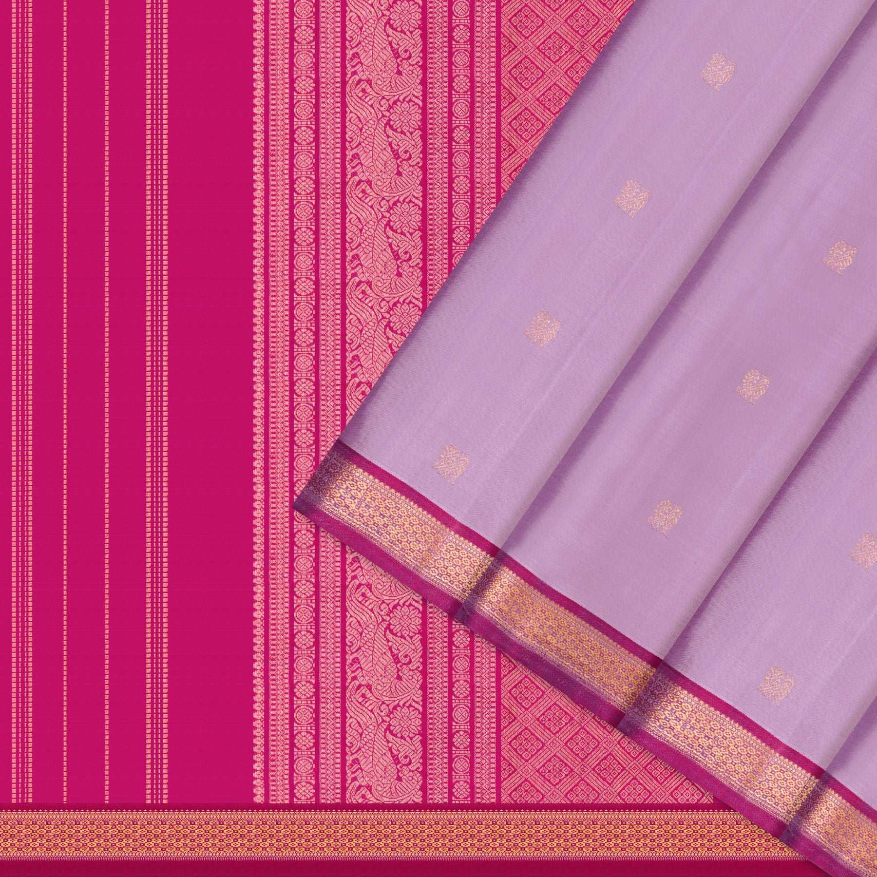 Kanakavalli Kanjivaram Silk Sari 25-595-HS001-09445 - Cover View