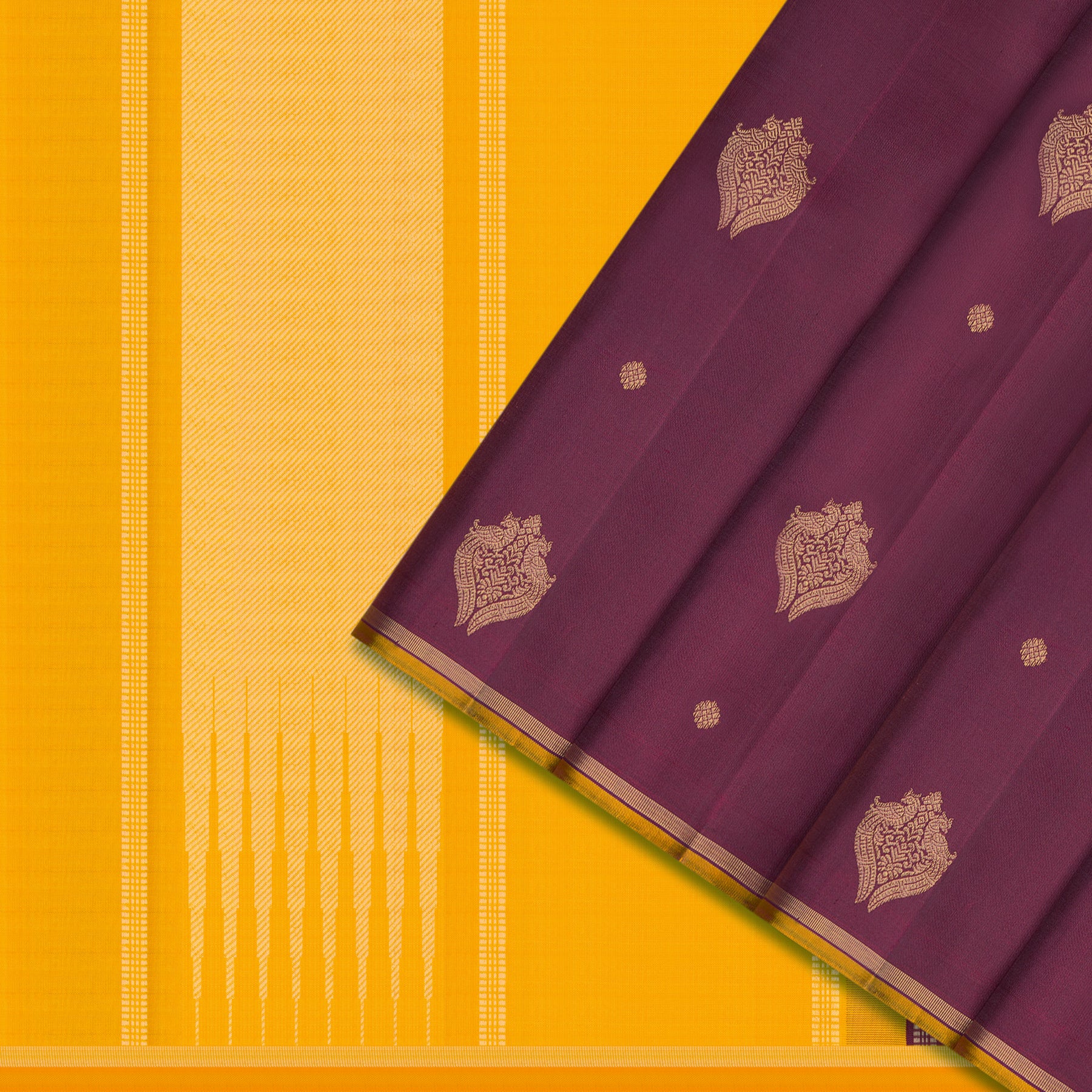 Kanakavalli Kanjivaram Silk Sari 25-595-HS001-09455 - Cover View