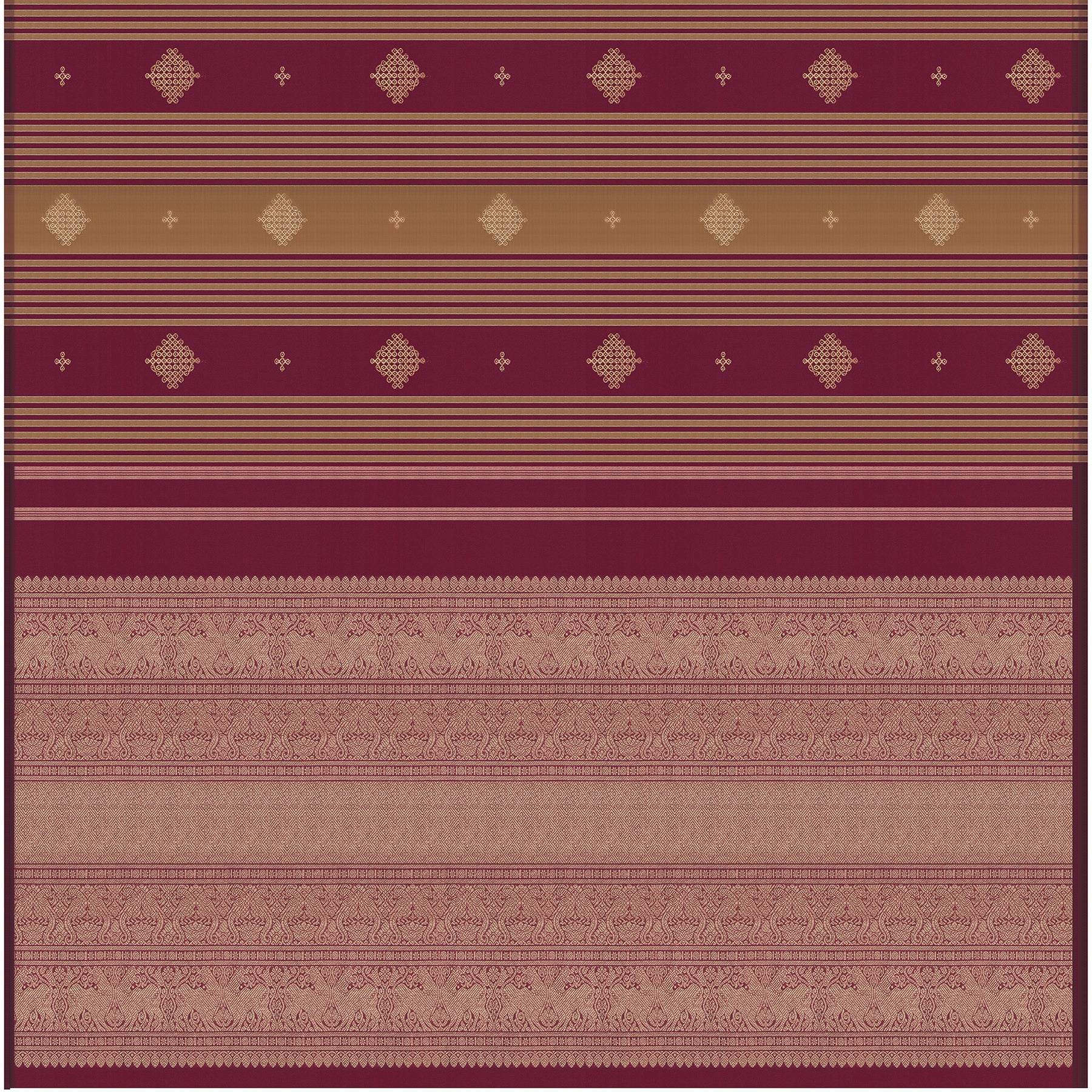 Kanakavalli Kanjivaram Silk Sari 25-595-HS001-09461 - Full View