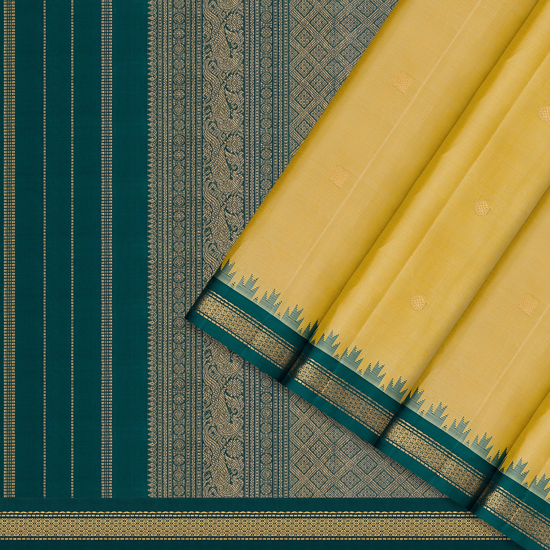 Kanakavalli Kanjivaram Silk Sari 25-595-HS001-09493 - Cover View