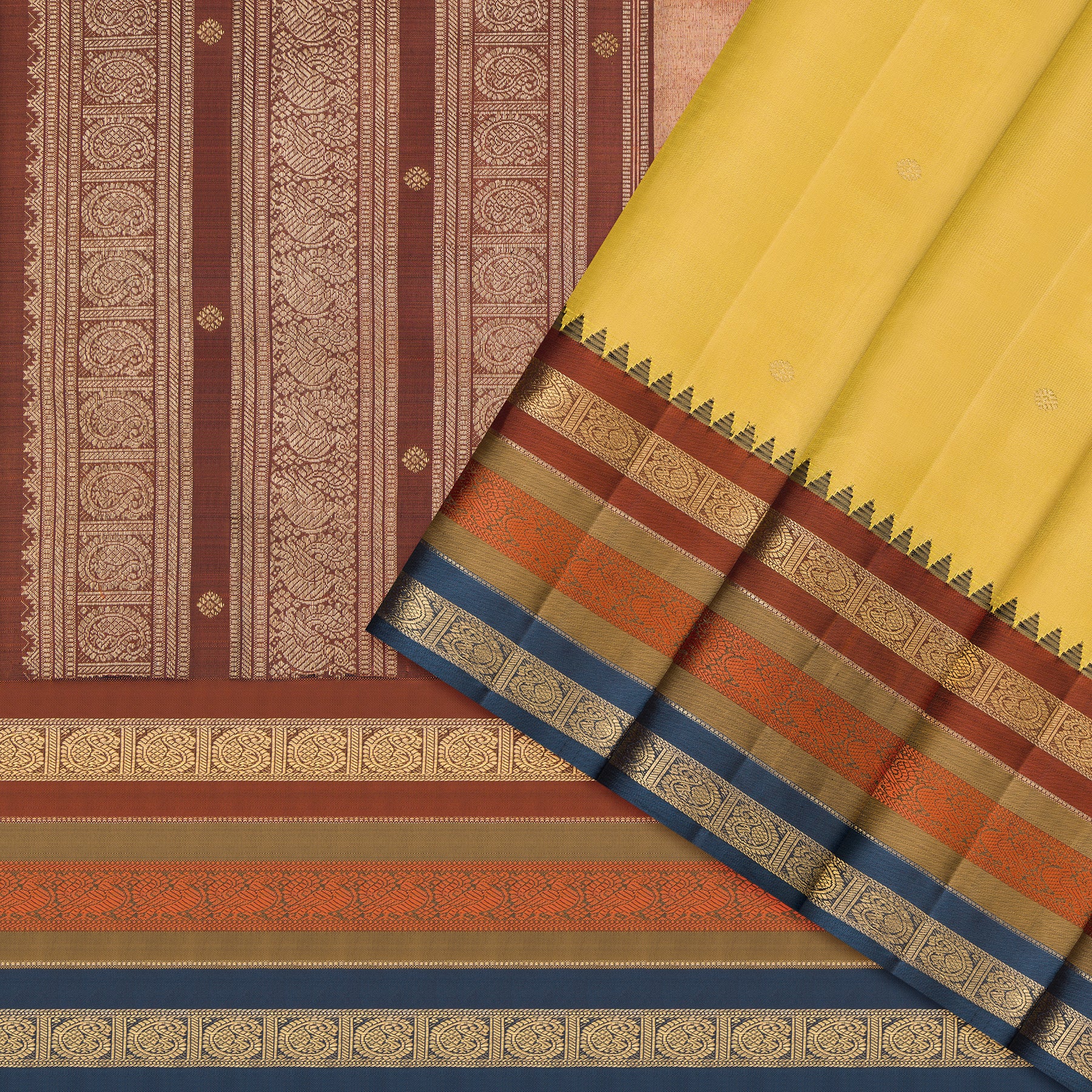 Kanakavalli Kanjivaram Silk Sari 25-595-HS001-09511 - Cover View