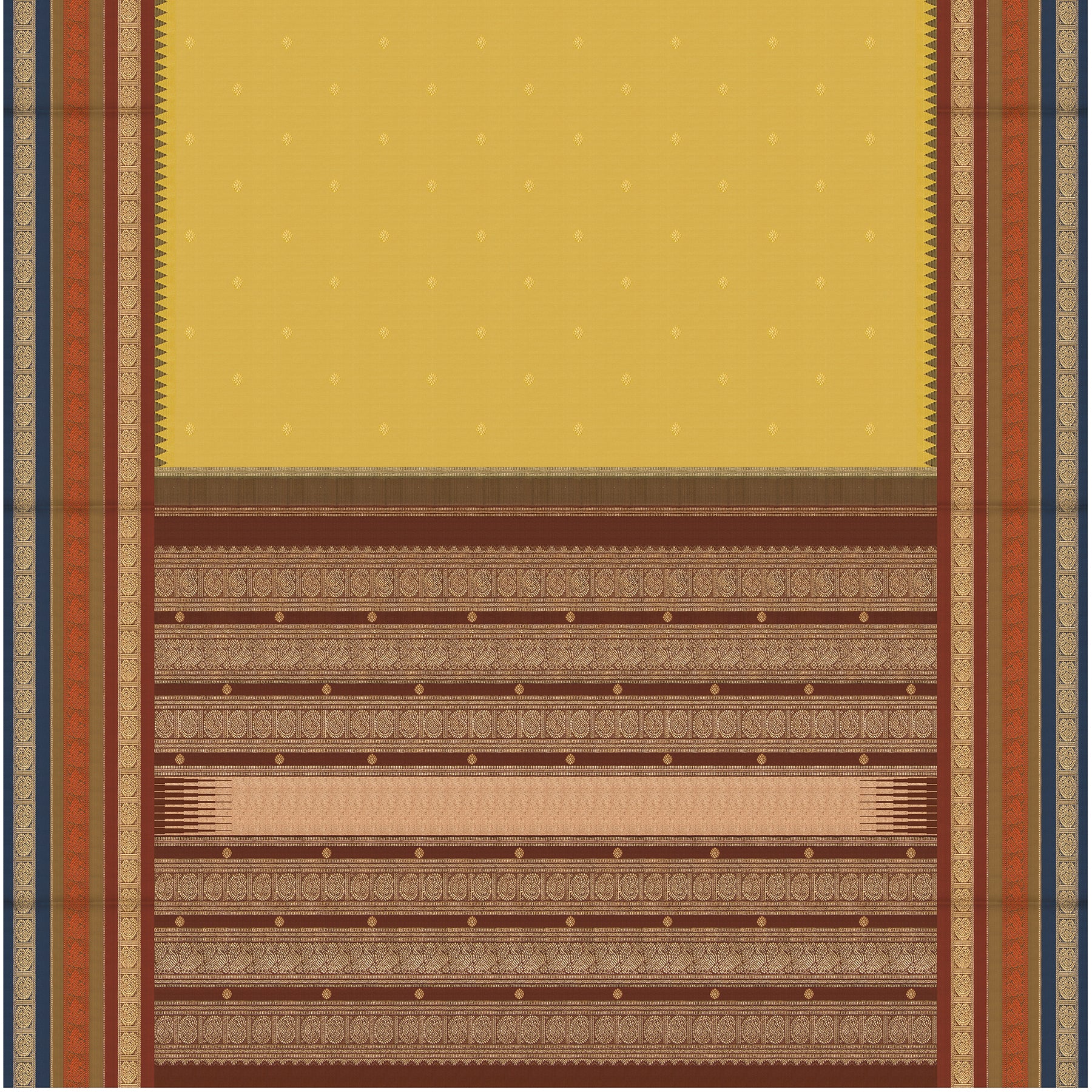 Kanakavalli Kanjivaram Silk Sari 25-595-HS001-09511 - Full View