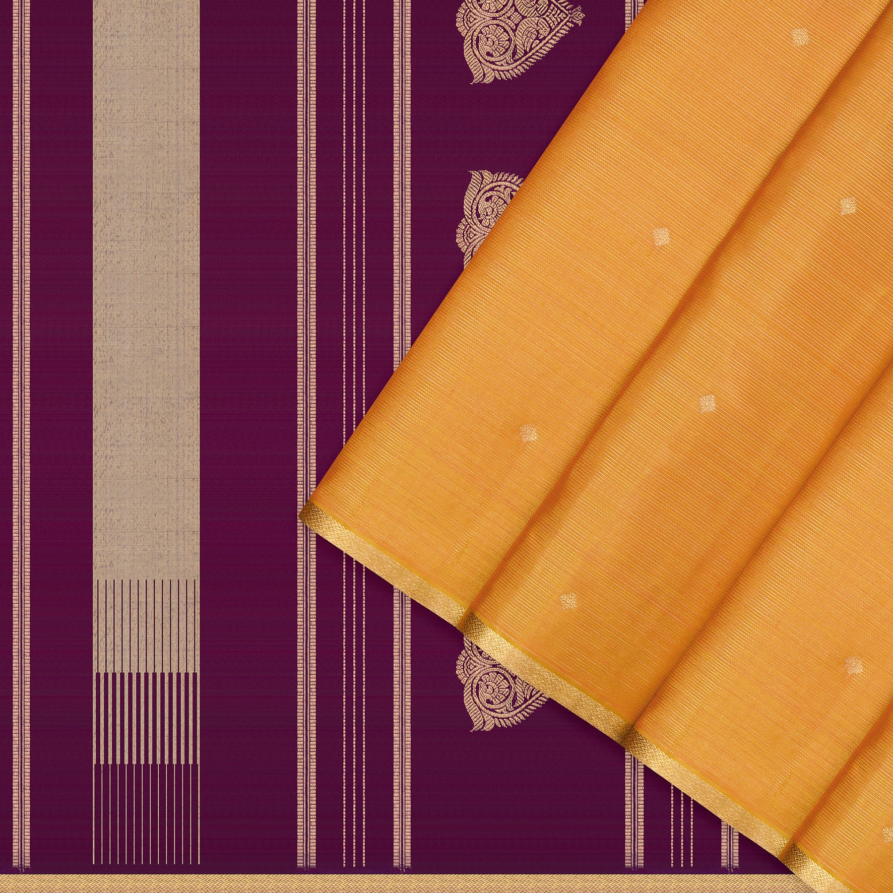 Kanakavalli Kanjivaram Silk Sari 25-595-HS001-09537 - Cover View