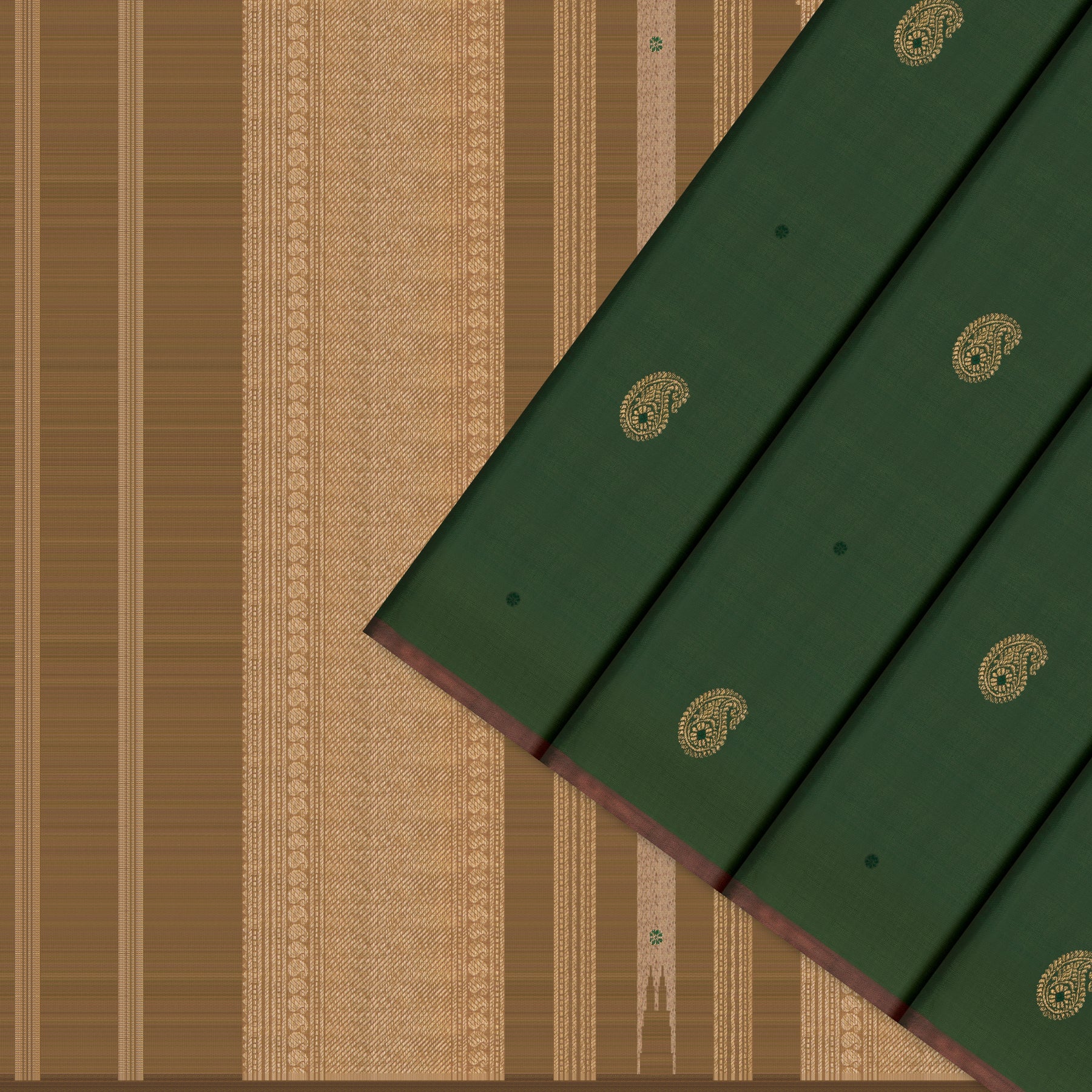 Kanakavalli Kanjivaram Silk Sari 25-595-HS001-09878 - Cover View