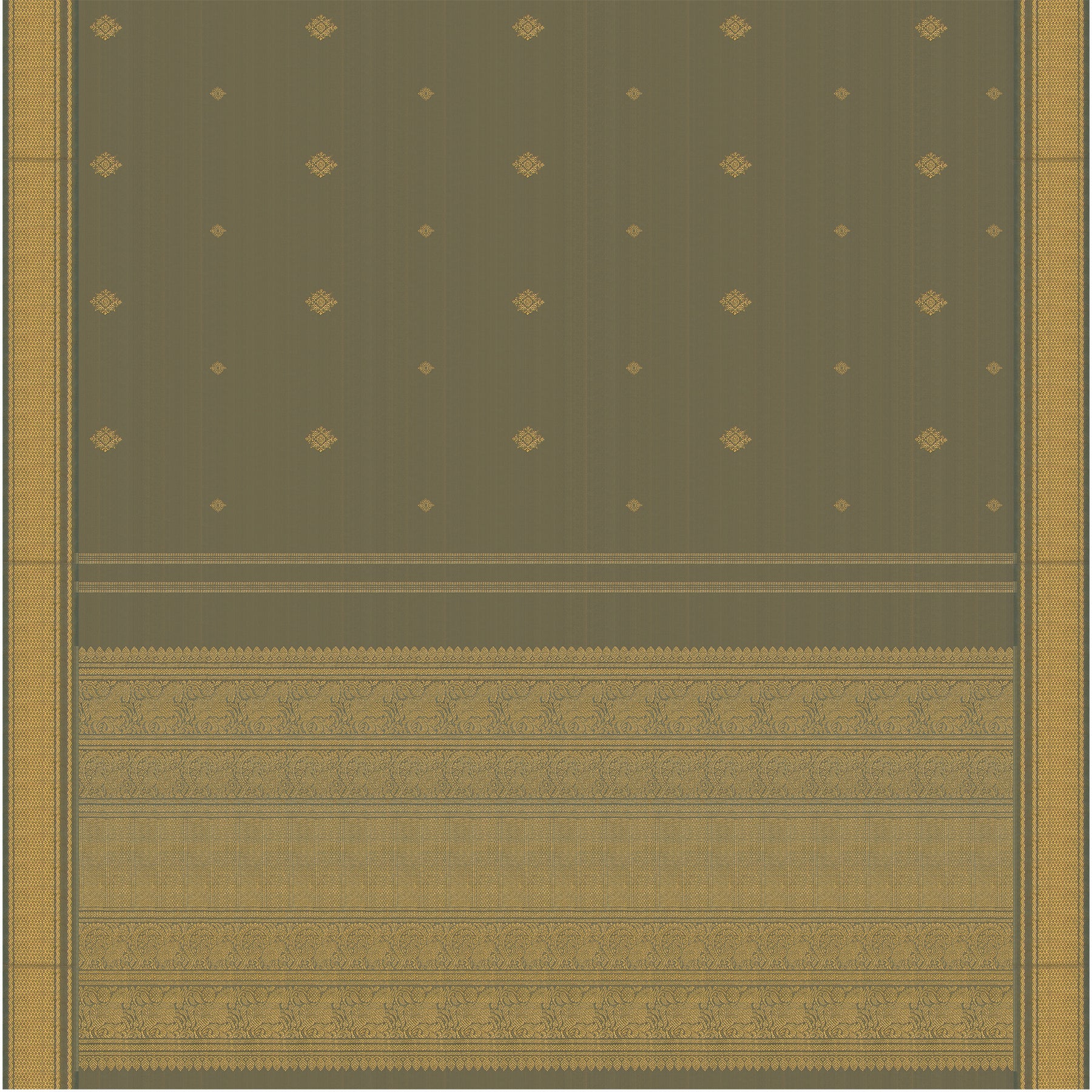 Kanakavalli Kanjivaram Silk Sari 25-595-HS001-09888 - Full View