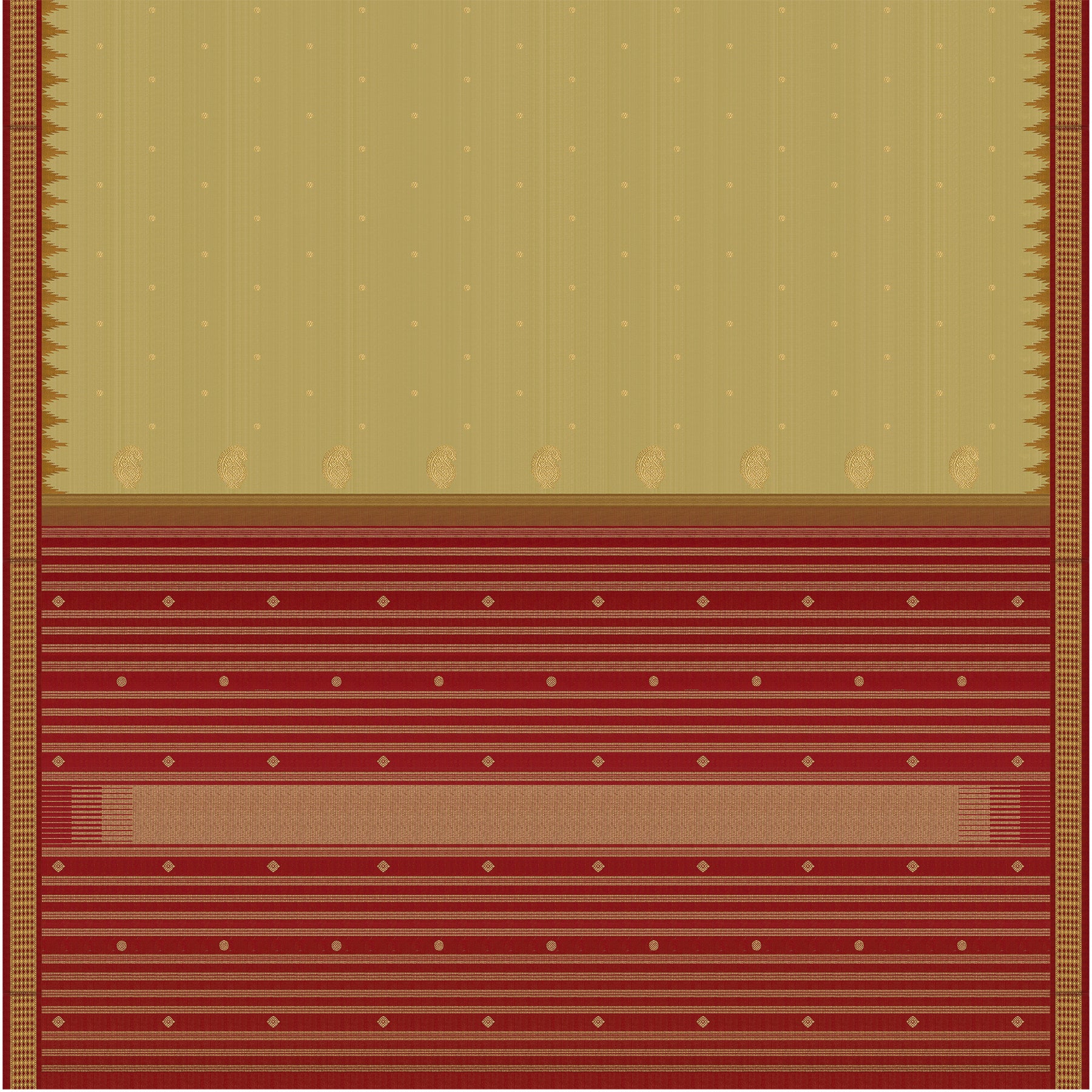 Kanakavalli Kanjivaram Silk Sari 25-595-HS001-09889 - Full View