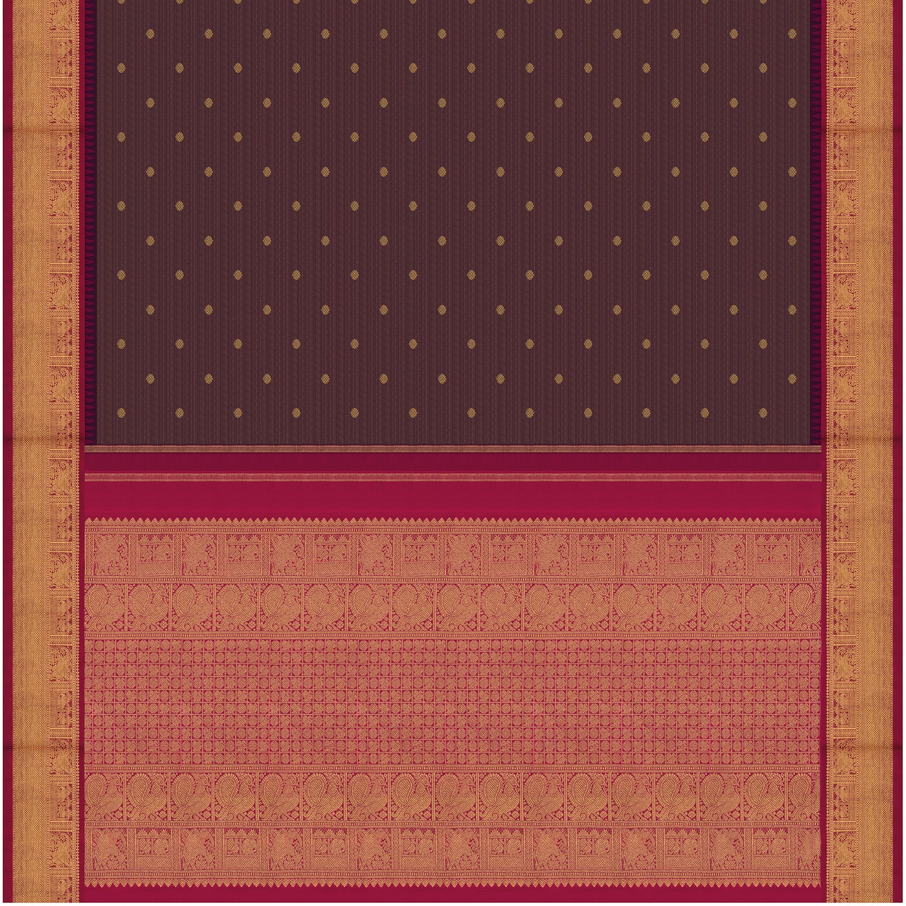 Kanakavalli Kanjivaram Silk Sari 25-595-HS001-09908 - Full View
