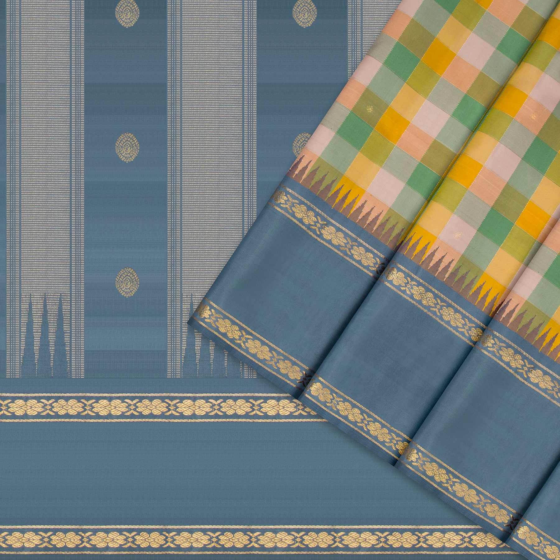 Kanakavalli Kanjivaram Silk Sari 25-595-HS001-10409 - Cover View