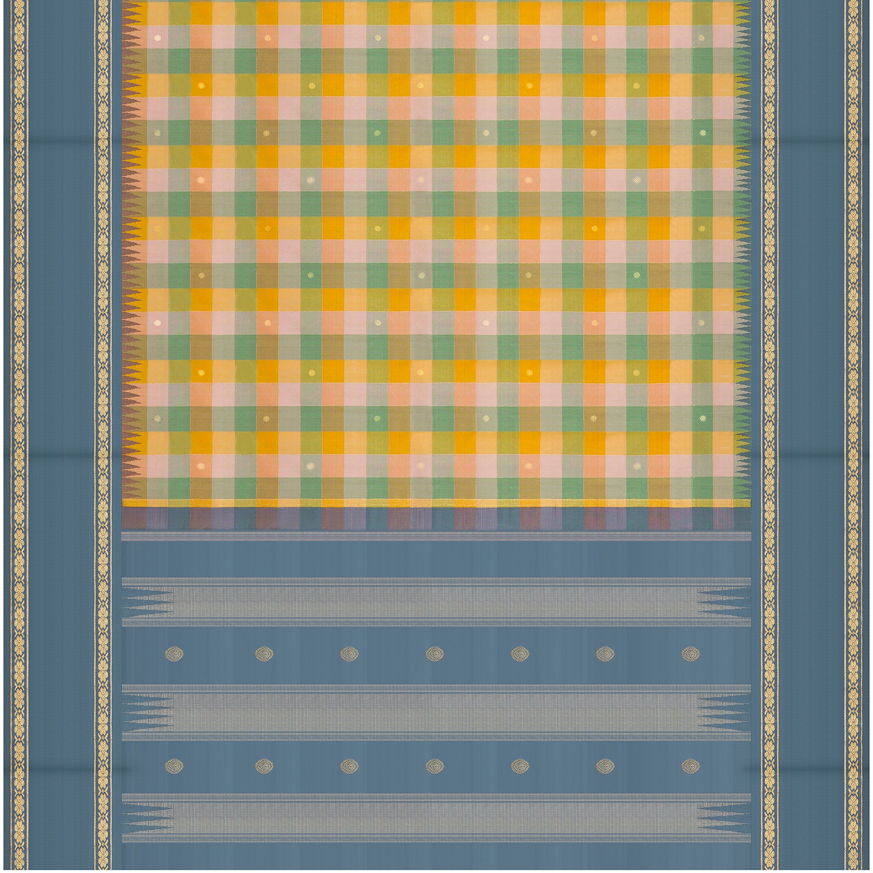 Kanakavalli Kanjivaram Silk Sari 25-595-HS001-10409 - Full View