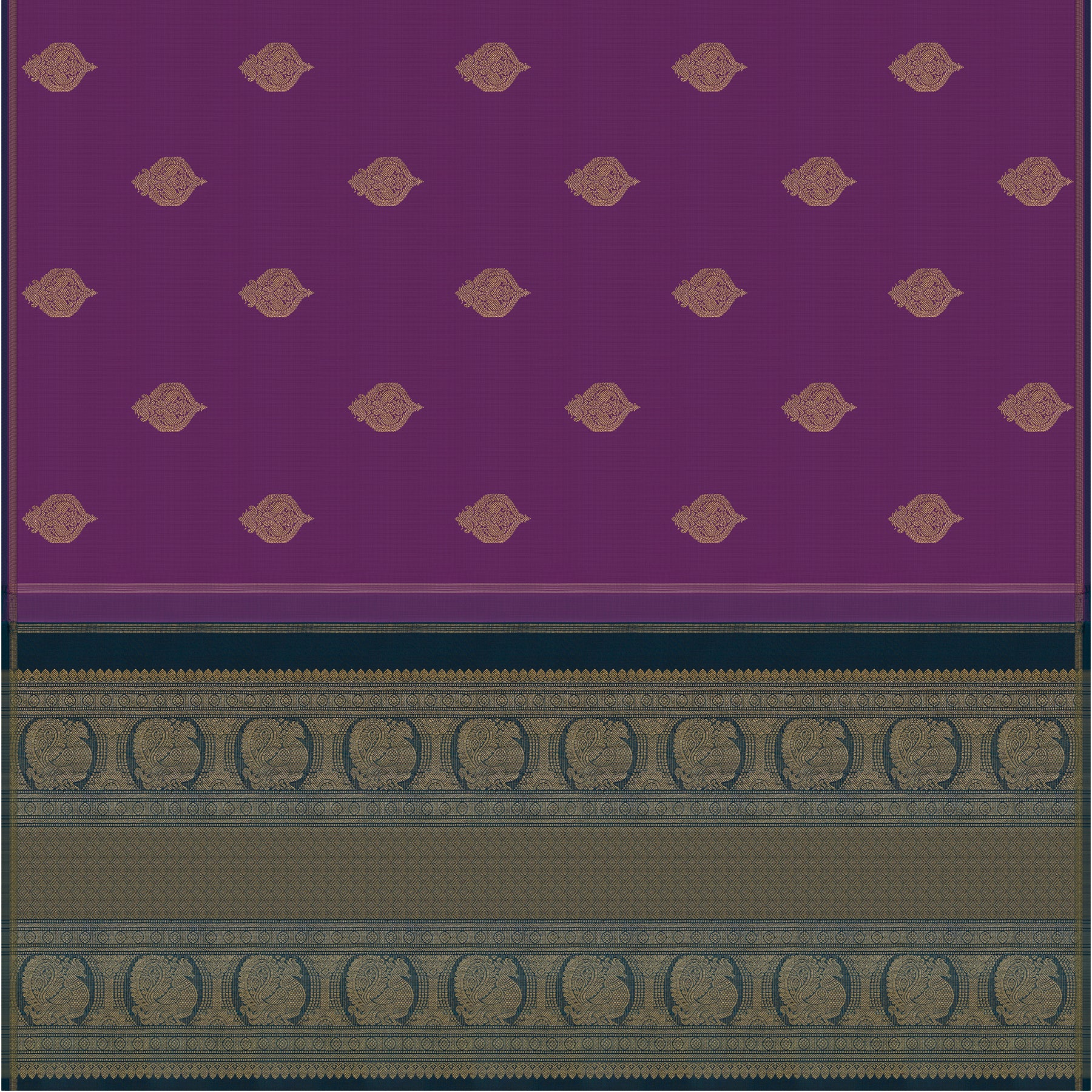 Kanakavalli Kanjivaram Silk Sari 25-595-HS001-10533 - Full View