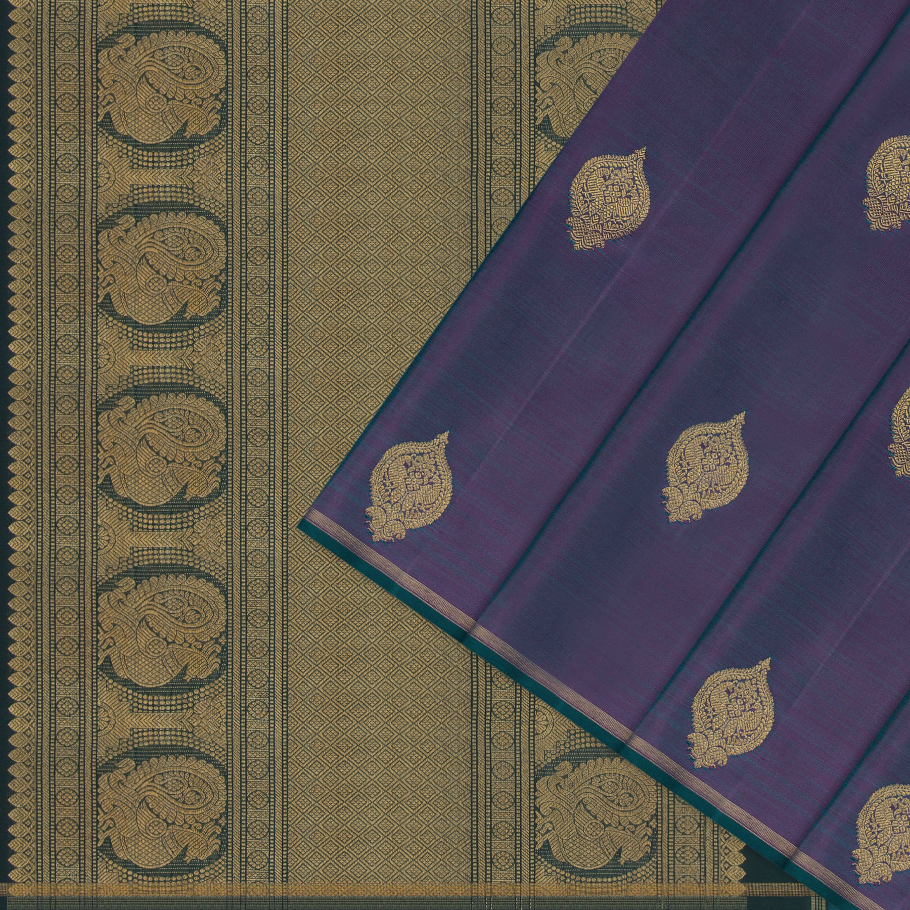 Kanakavalli Kanjivaram Silk Sari 25-595-HS001-10534 - Cover View