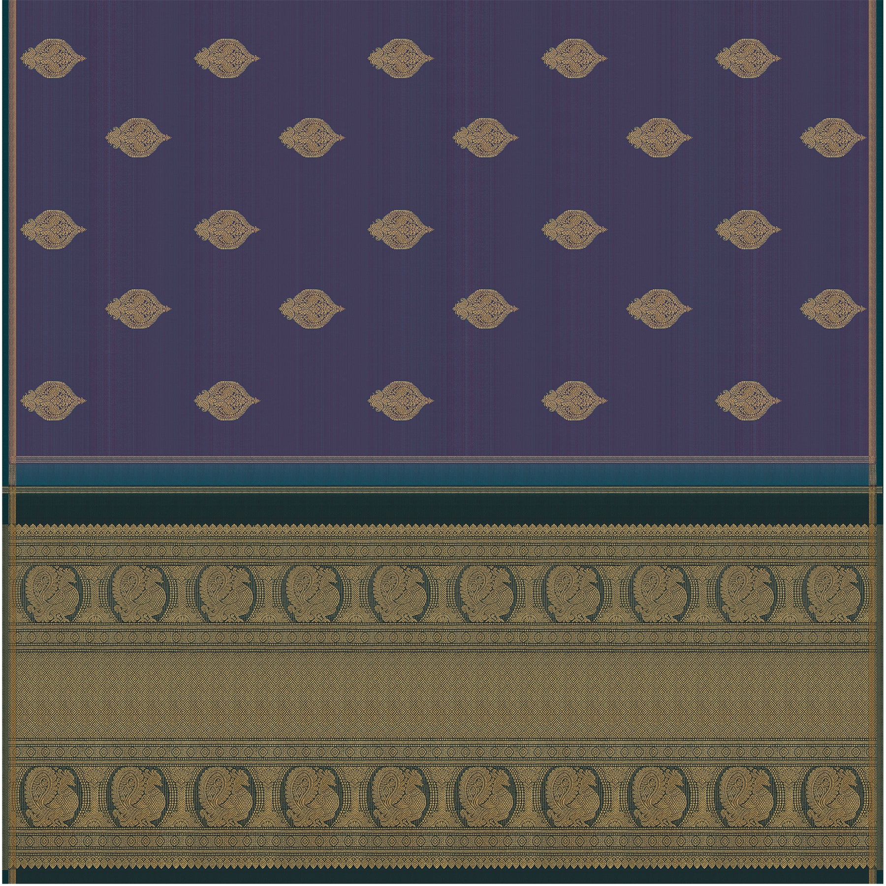 Kanakavalli Kanjivaram Silk Sari 25-595-HS001-10534 - Full View