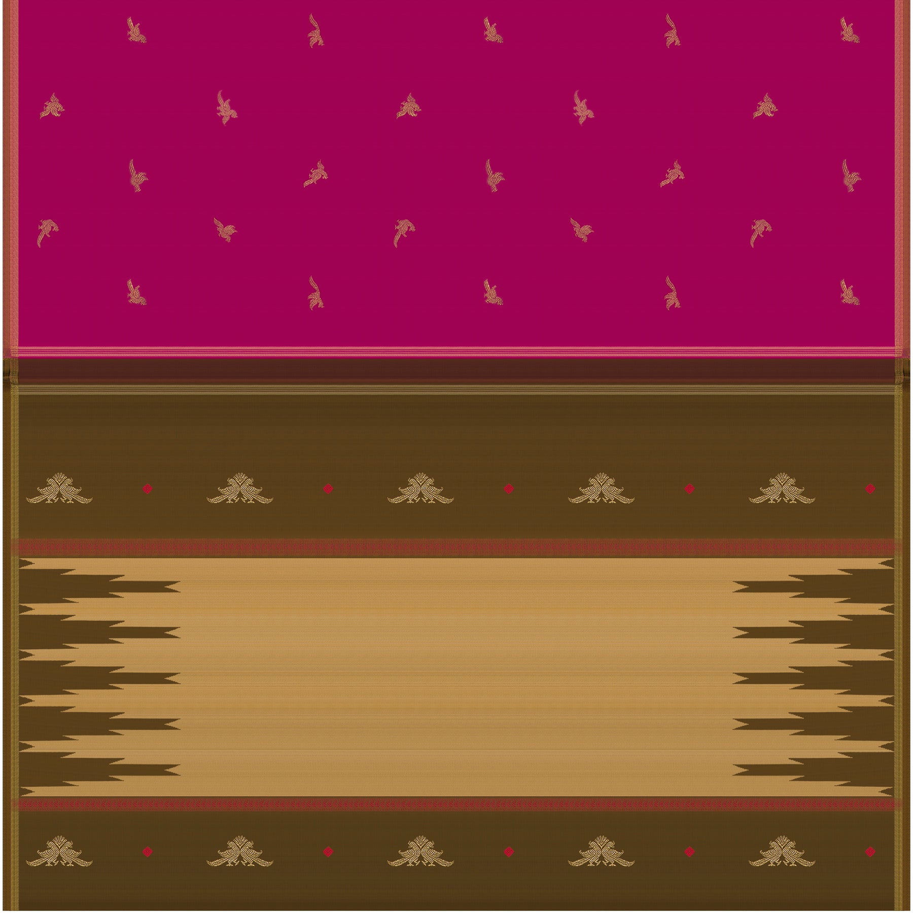 Kanakavalli Kanjivaram Silk Sari 25-595-HS001-10545 - Full View