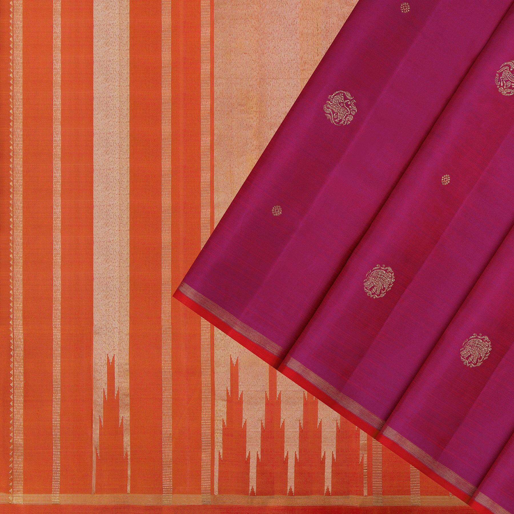 Kanakavalli Kanjivaram Silk Sari 25-595-HS001-10549 - Cover View