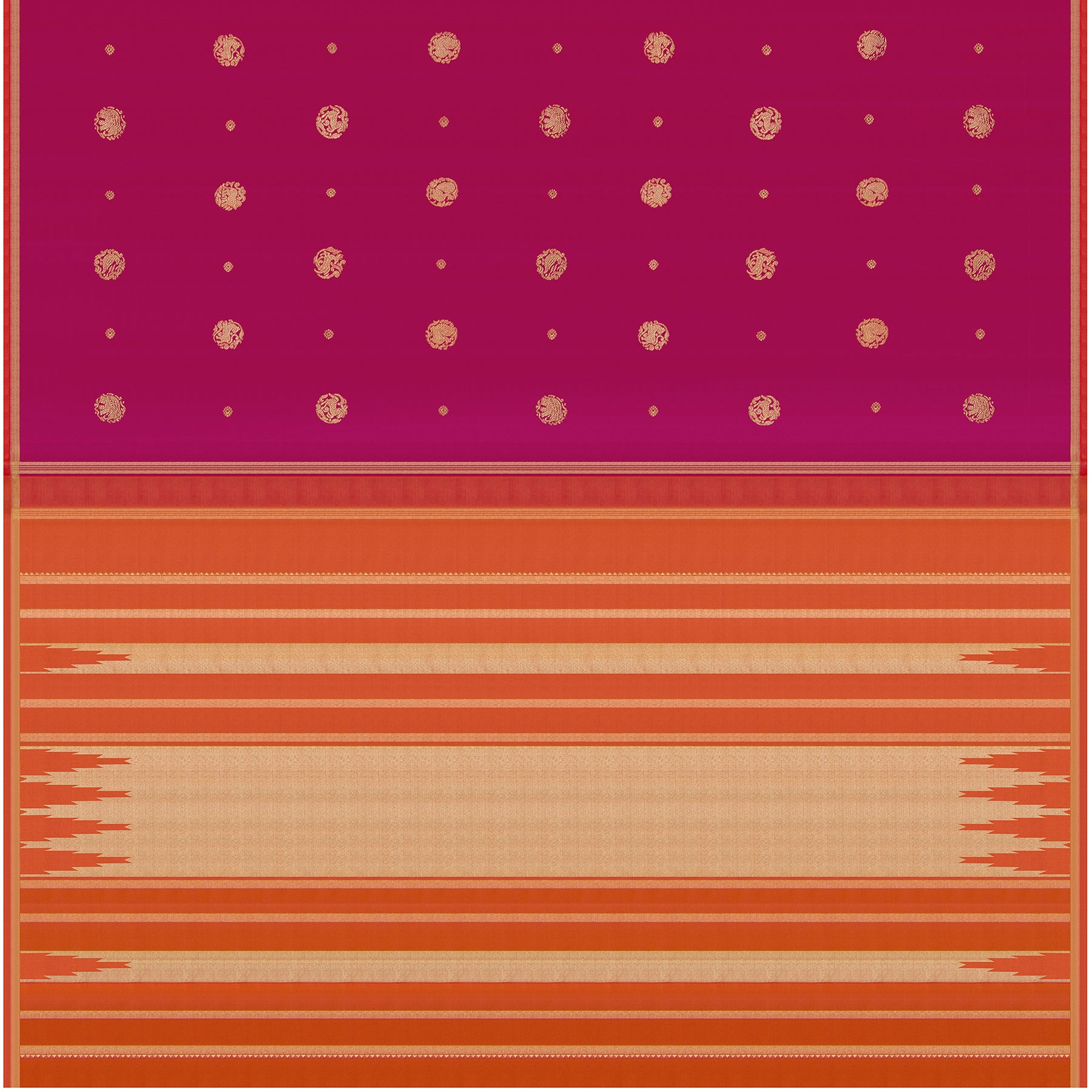 Kanakavalli Kanjivaram Silk Sari 25-595-HS001-10549 - Full View