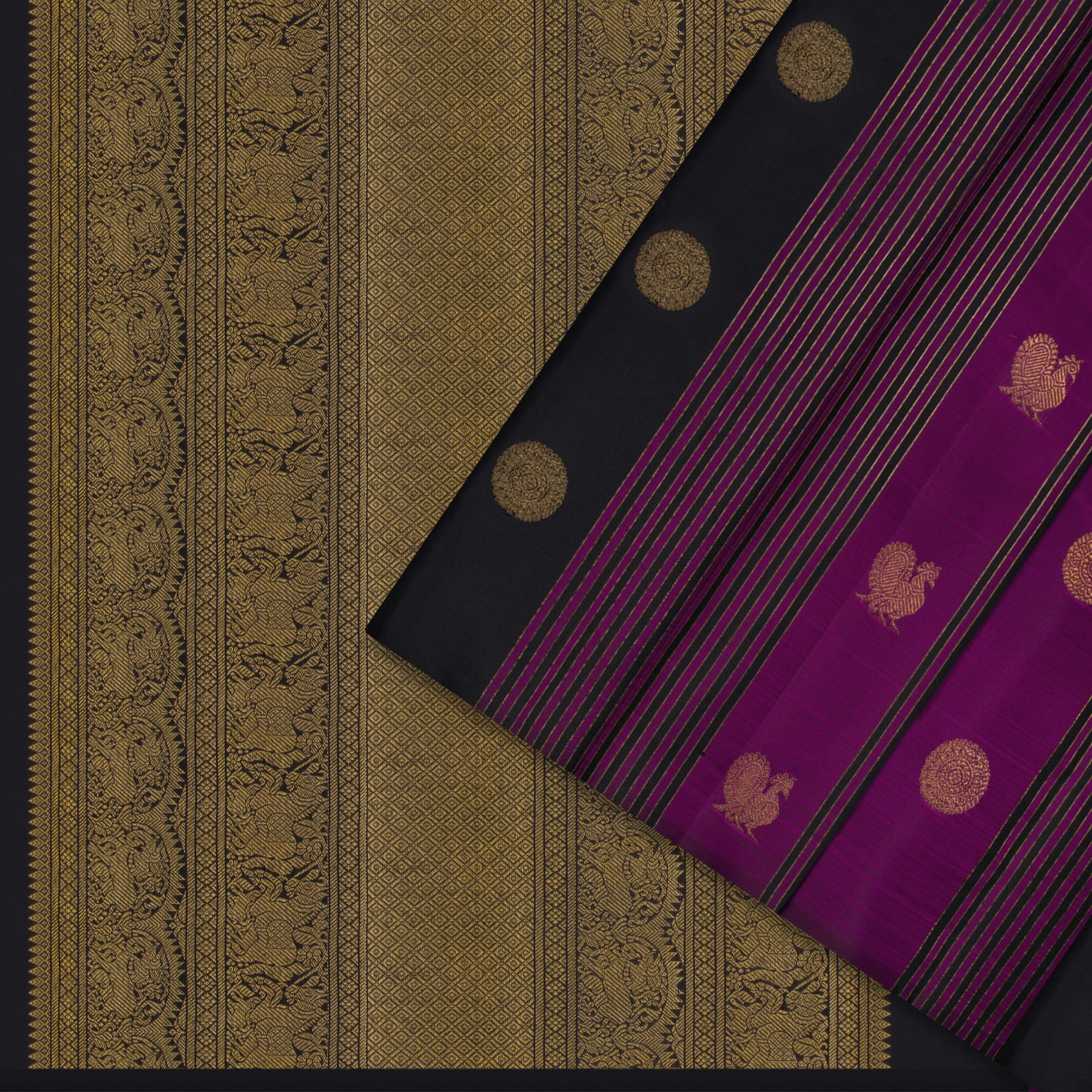 Kanakavalli Kanjivaram Silk Sari 25-595-HS001-10558 - Cover View