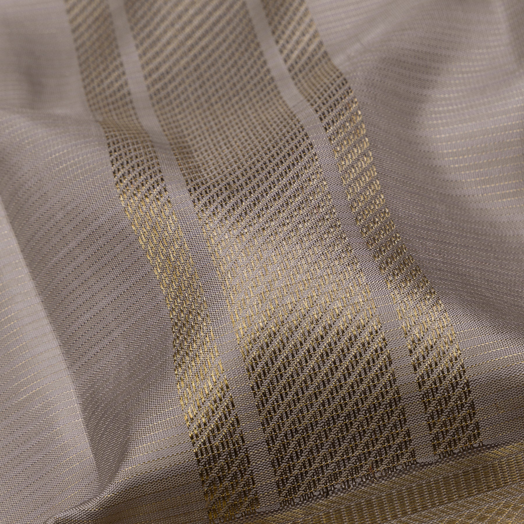 Kanakavalli Kanjivaram Silk Angavastram CO-ORD 25-599-AF001-08457 - Detailed Fabric View