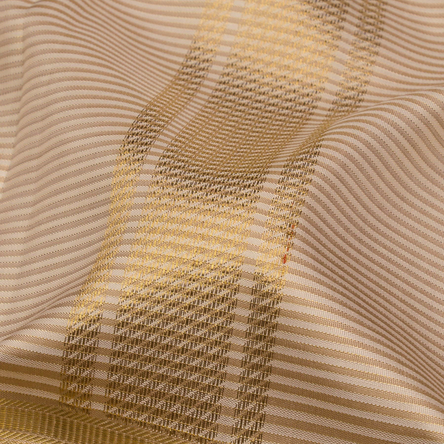 Kanakavalli Kanjivaram Silk Angavastram CO-ORD 25-599-AF001-09991 - Fabric View
