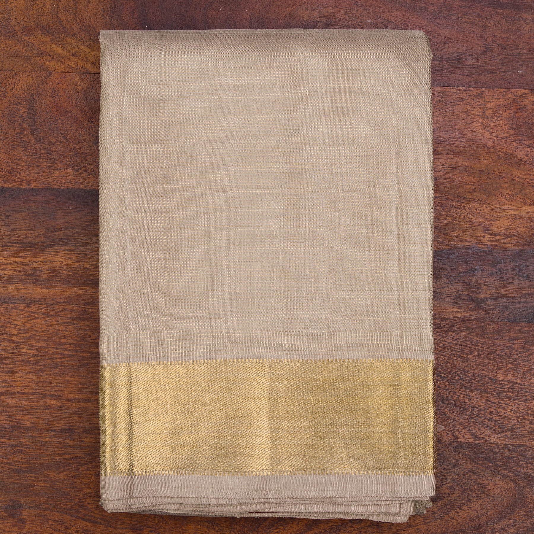Kanakavalli Kanjivaram Silk Angavastram CO-ORD 25-599-AF001-10267 - Folded View