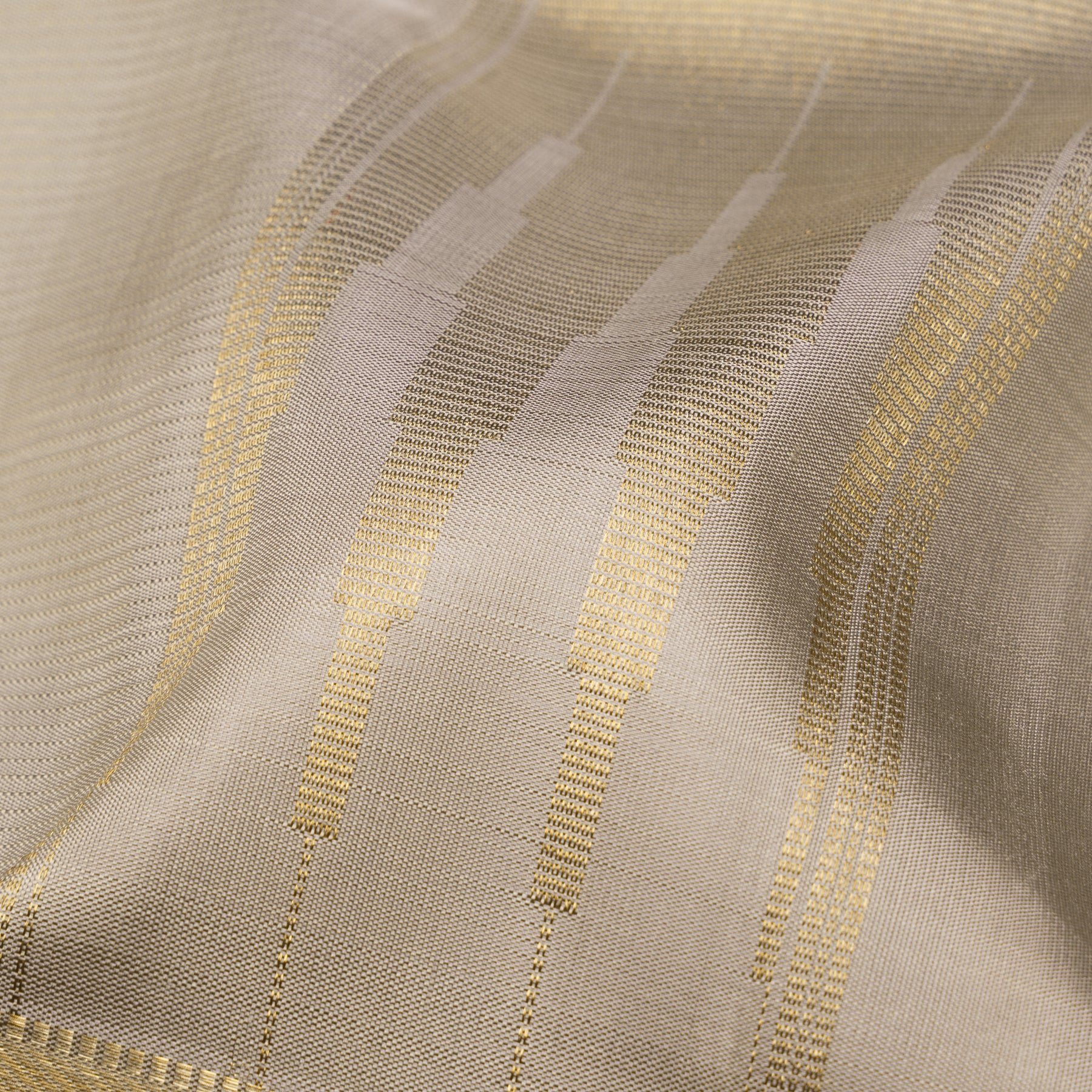 Kanakavalli Kanjivaram Silk Angavastram CO-ORD 25-599-AF001-10268 - Fabric View