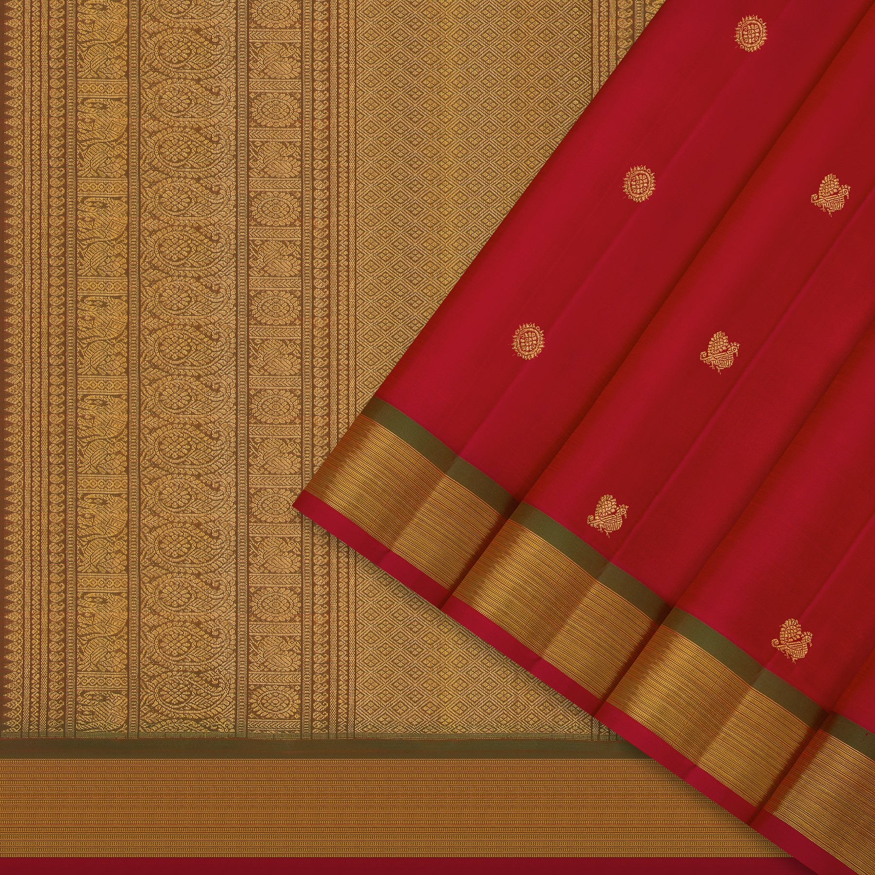 Kanakavalli Kanjivaram Silk Sari 25-599-HS001-00364 - Cover View