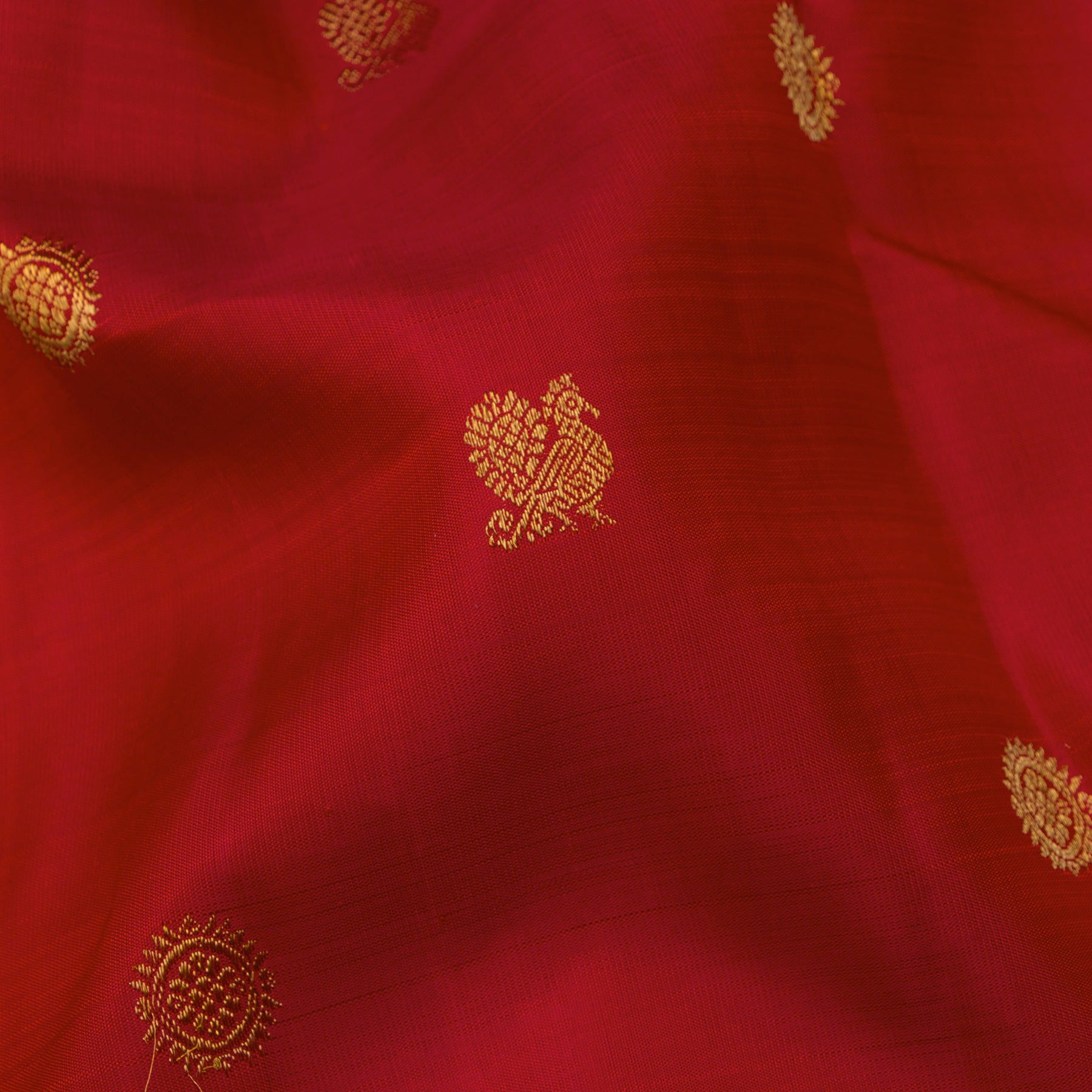 Kanakavalli Kanjivaram Silk Sari 25-599-HS001-00364 - Fabric View