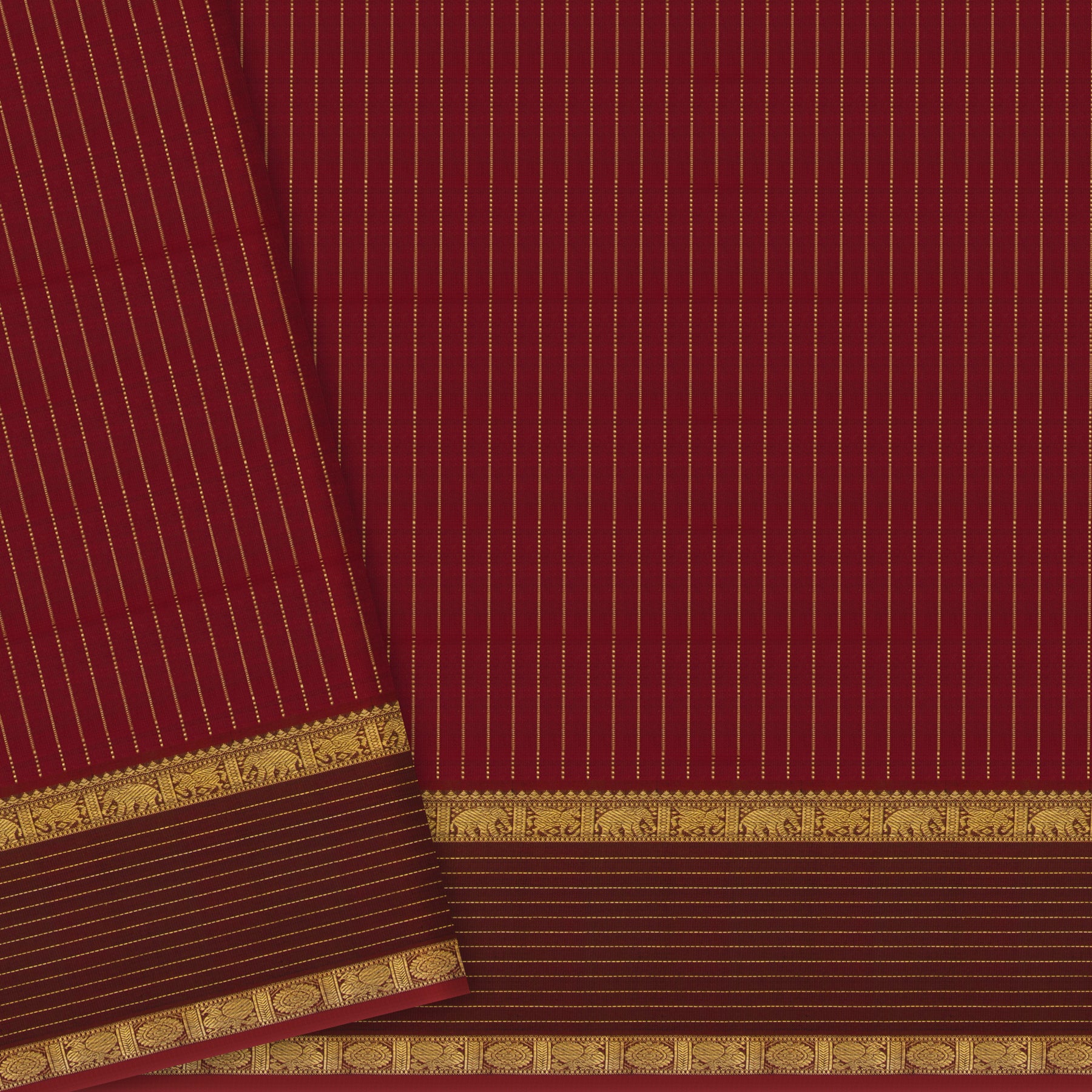 Kanakavalli Kanjivaram Silk Sari 25-599-HS001-00383 - Blouse View