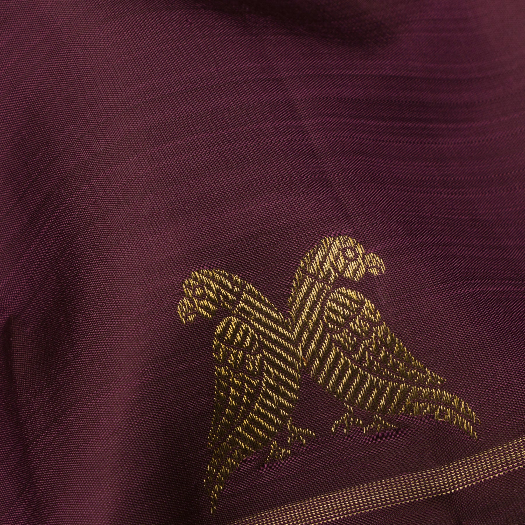 Kanakavalli Kanjivaram Silk Sari 25-599-HS001-01015 - Fabric View