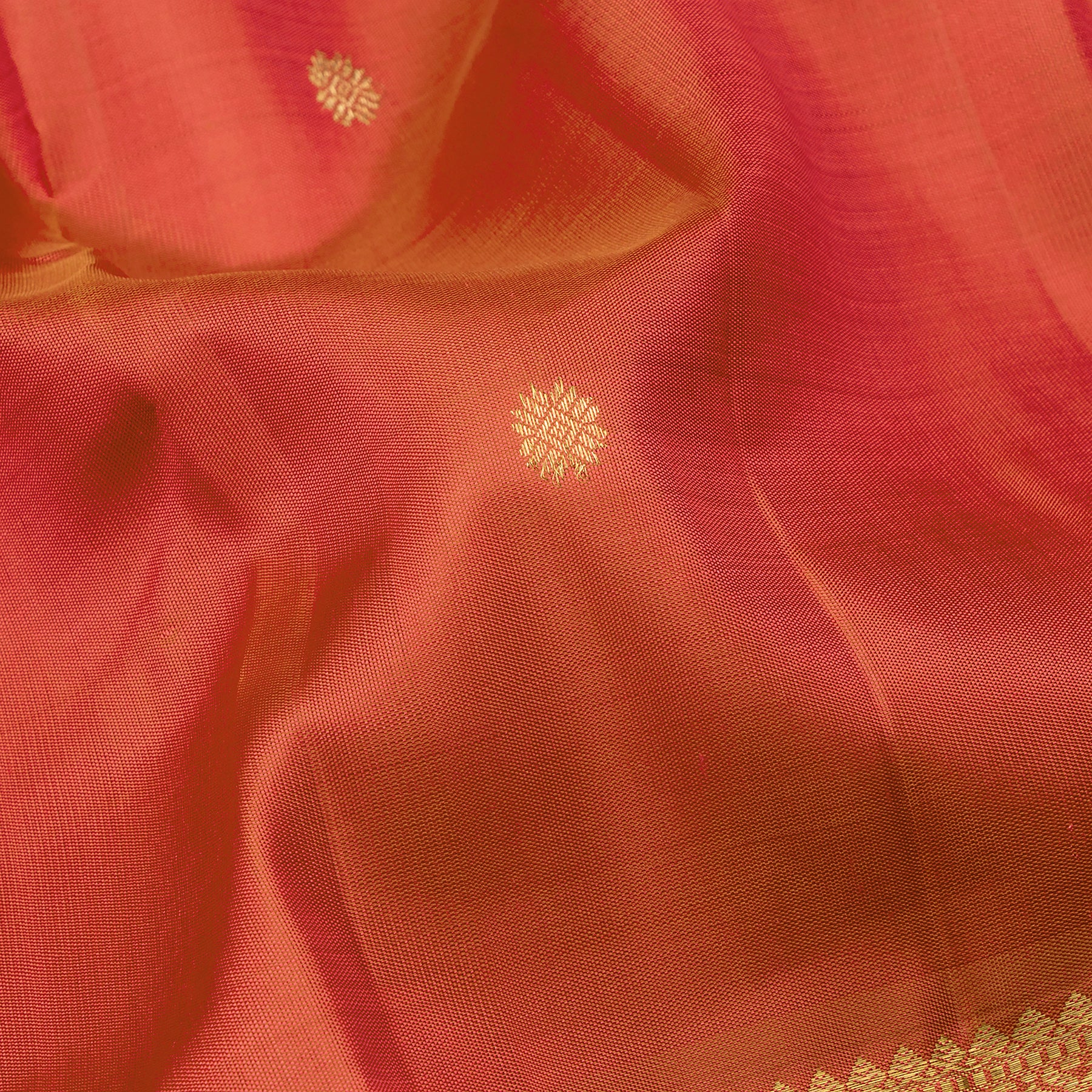 Kanakavalli Kanjivaram Silk Sari 25-599-HS001-01034 - Fabric View