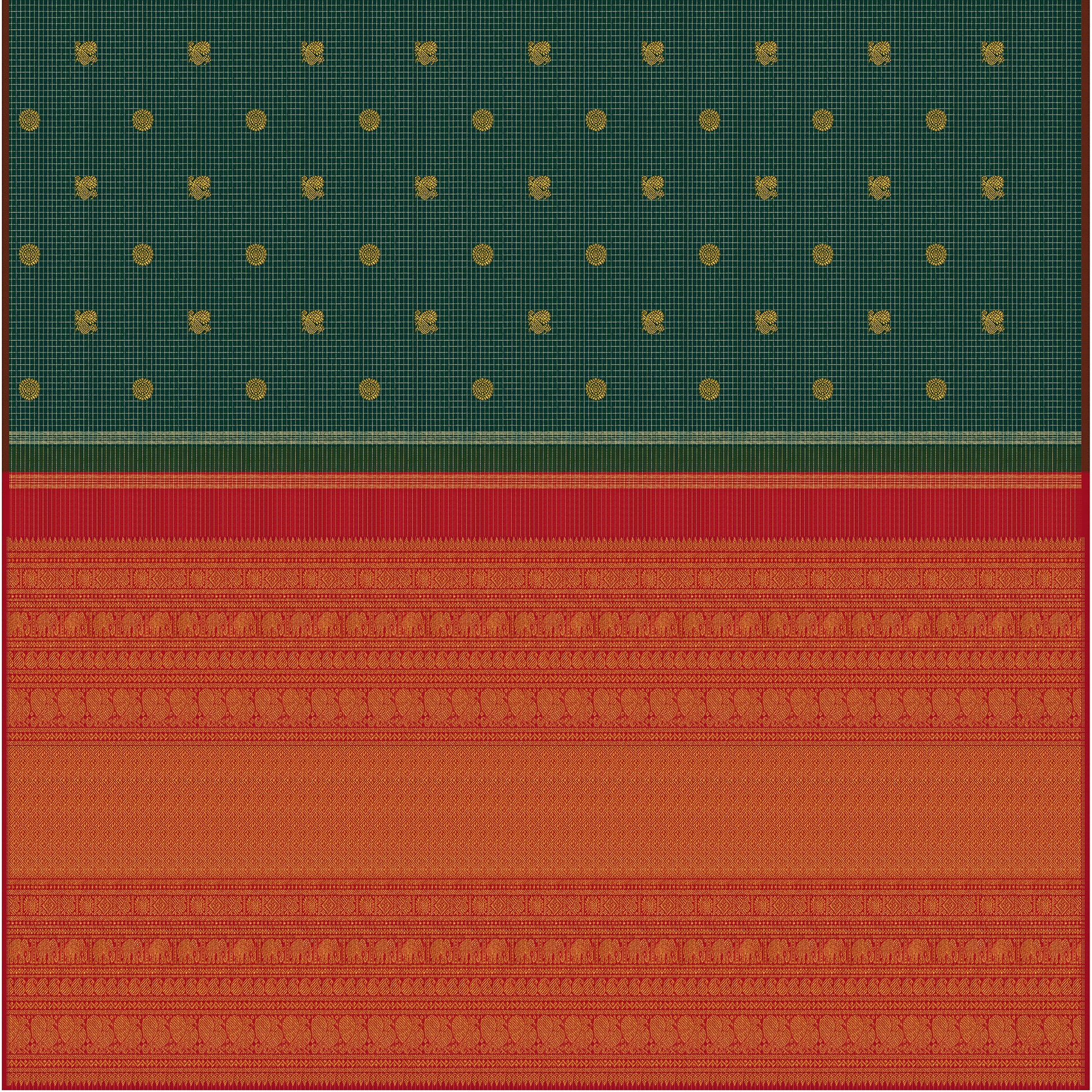 Kanakavalli Kanjivaram Silk Sari 25-599-HS001-01049 - Full View