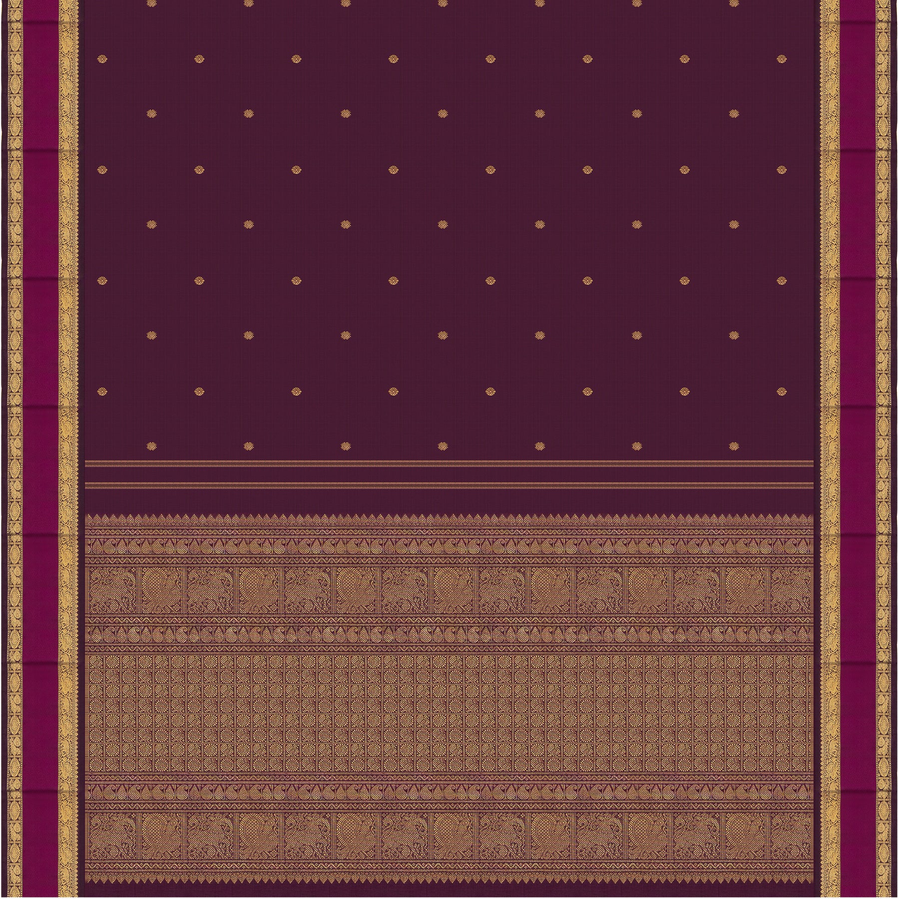 Kanakavalli Kanjivaram Silk Sari 25-599-HS001-01483 - Full View