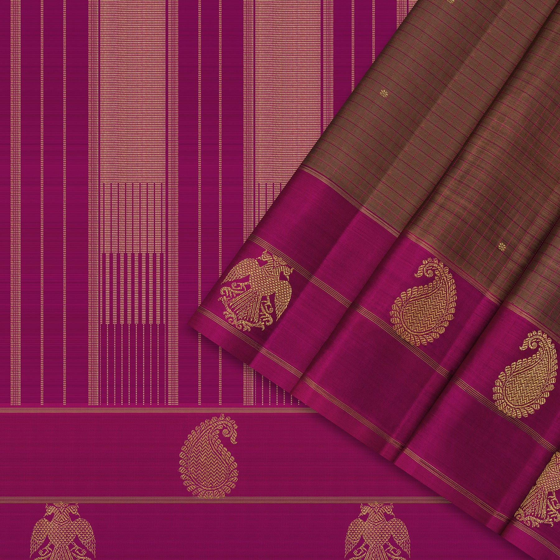 Kanakavalli Kanjivaram Silk Sari 25-599-HS001-01851 - Cover View