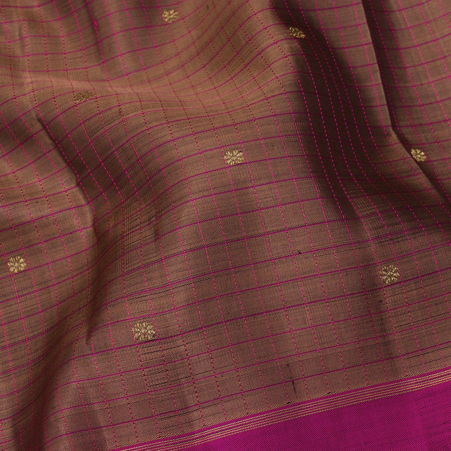 Kanakavalli Kanjivaram Silk Sari 25-599-HS001-01851 - Fabric View