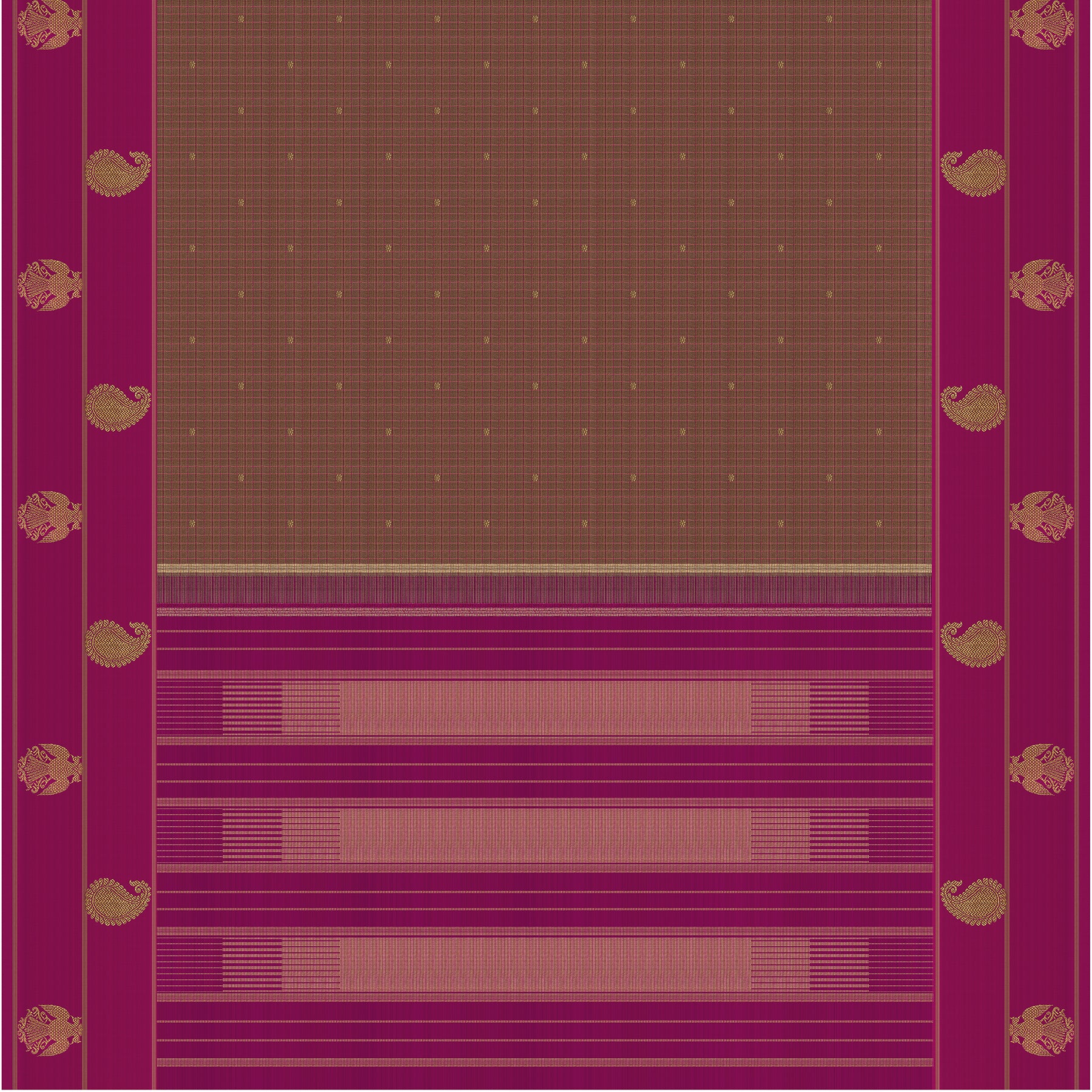 Kanakavalli Kanjivaram Silk Sari 25-599-HS001-01851 - Full View