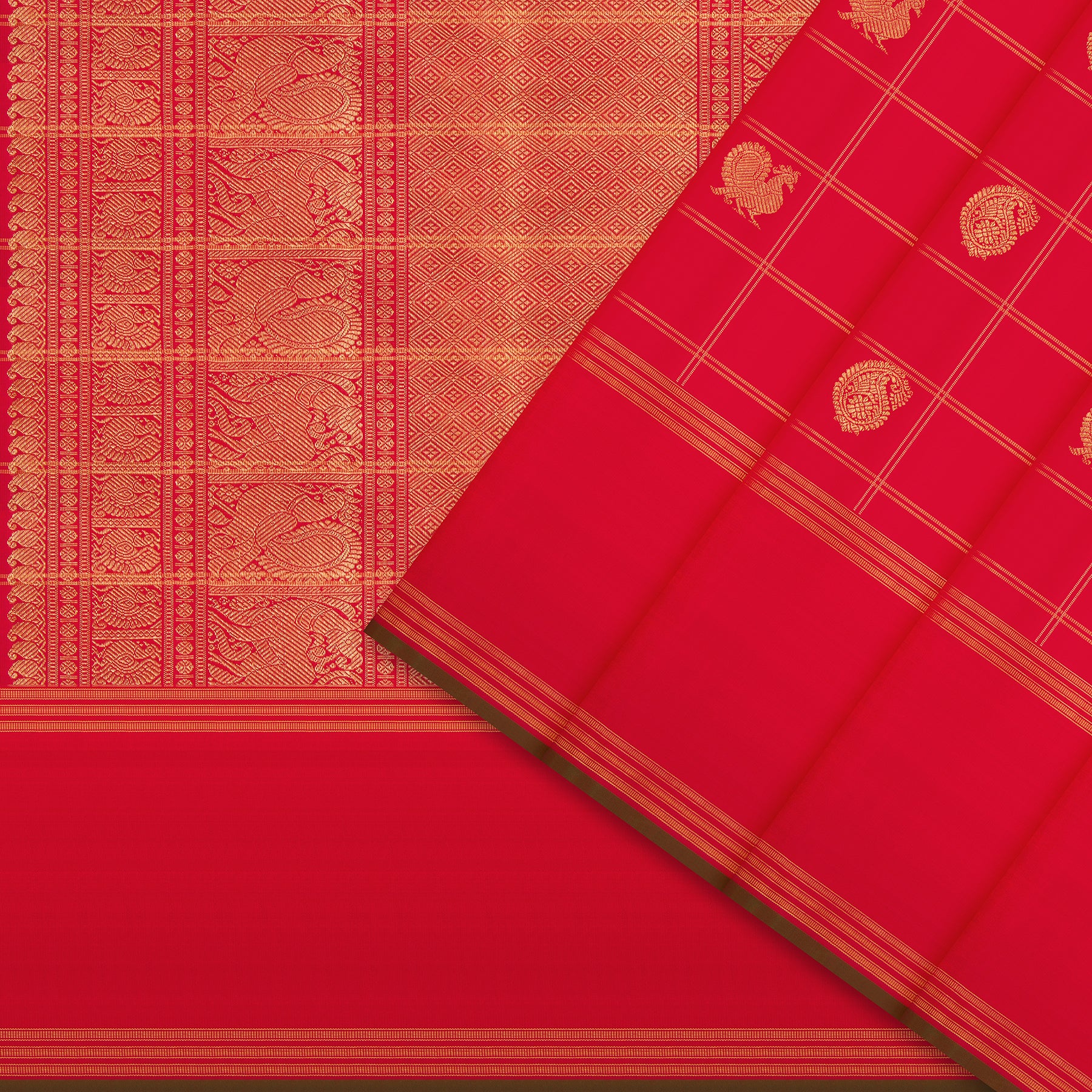 Kanakavalli Kanjivaram Silk Sari 25-599-HS001-01866 - Cover View
