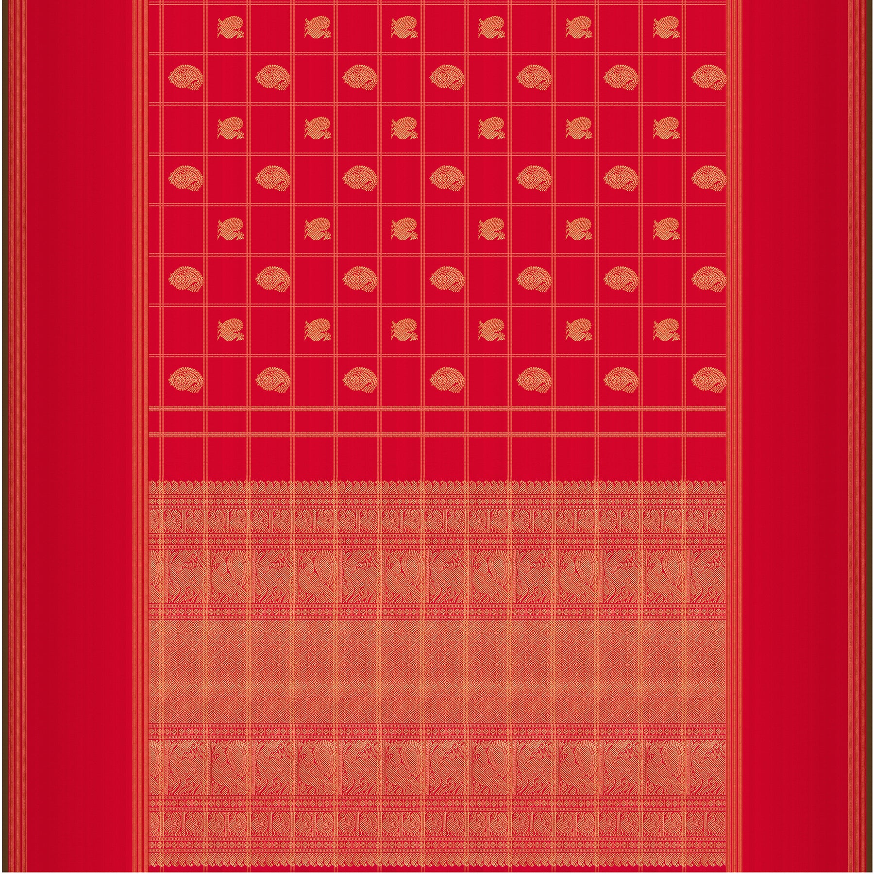 Kanakavalli Kanjivaram Silk Sari 25-599-HS001-01866 - Full View