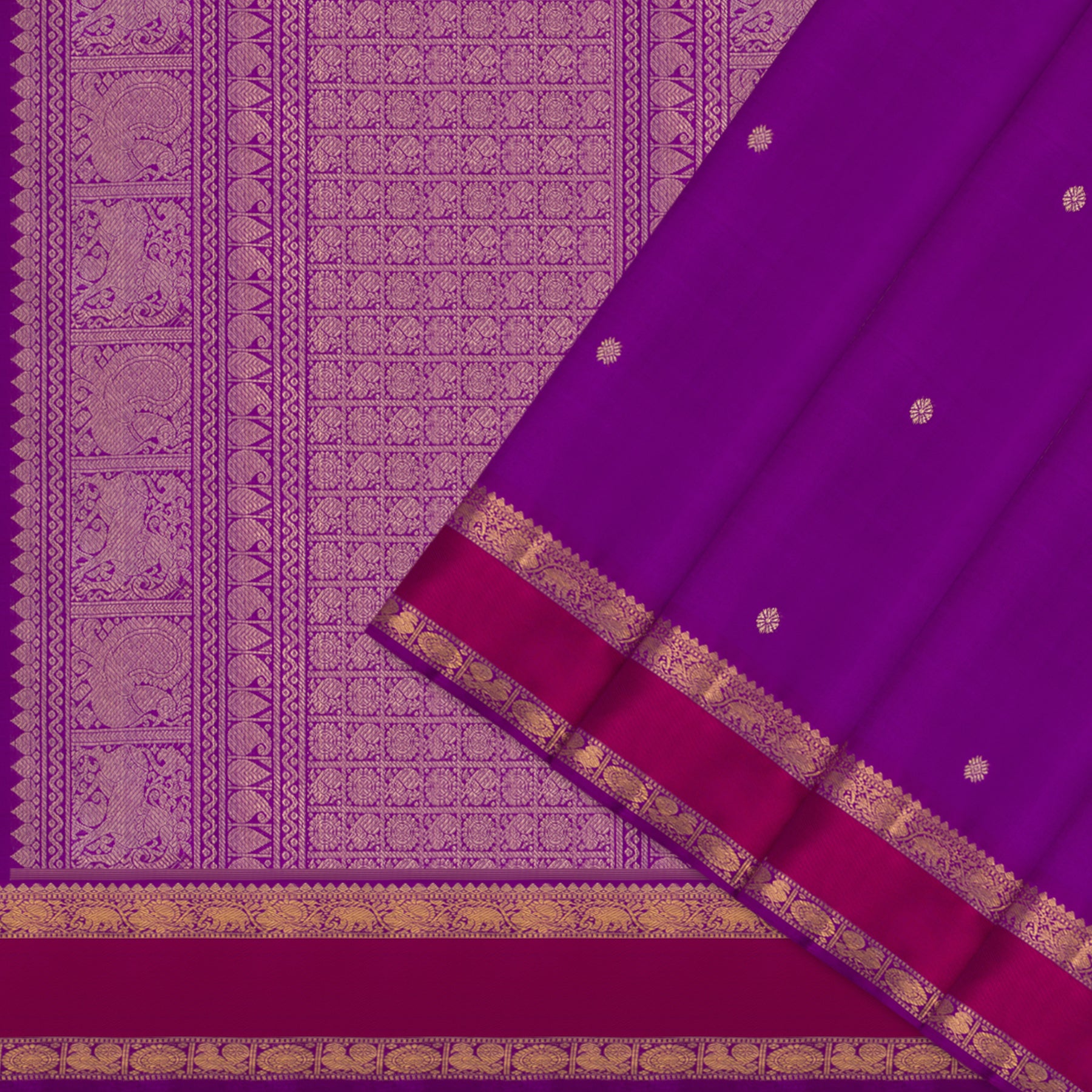 Kanakavalli Kanjivaram Silk Sari 25-599-HS001-02534 - Cover View