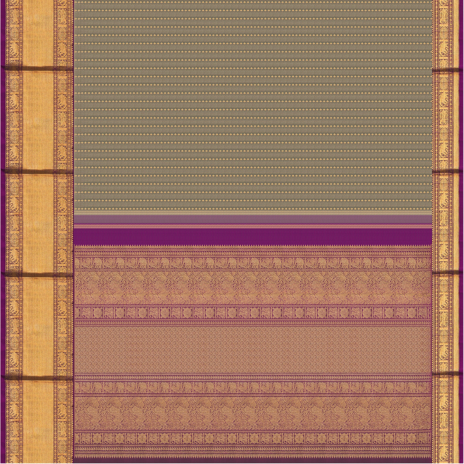 Kanakavalli Kanjivaram Silk Sari 25-599-HS001-02594 - Full View