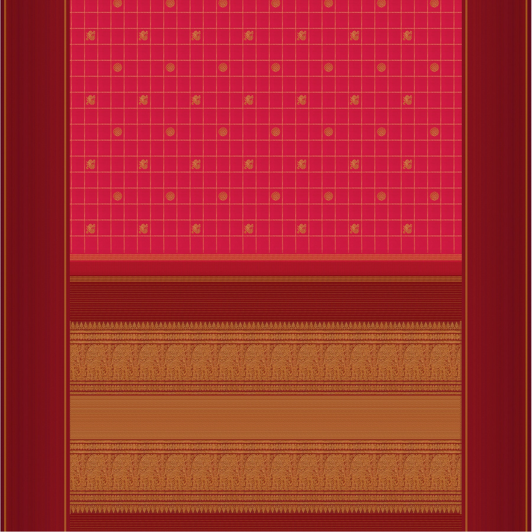 Kanakavalli Kanjivaram Silk Sari 25-599-HS001-02606 - Full View