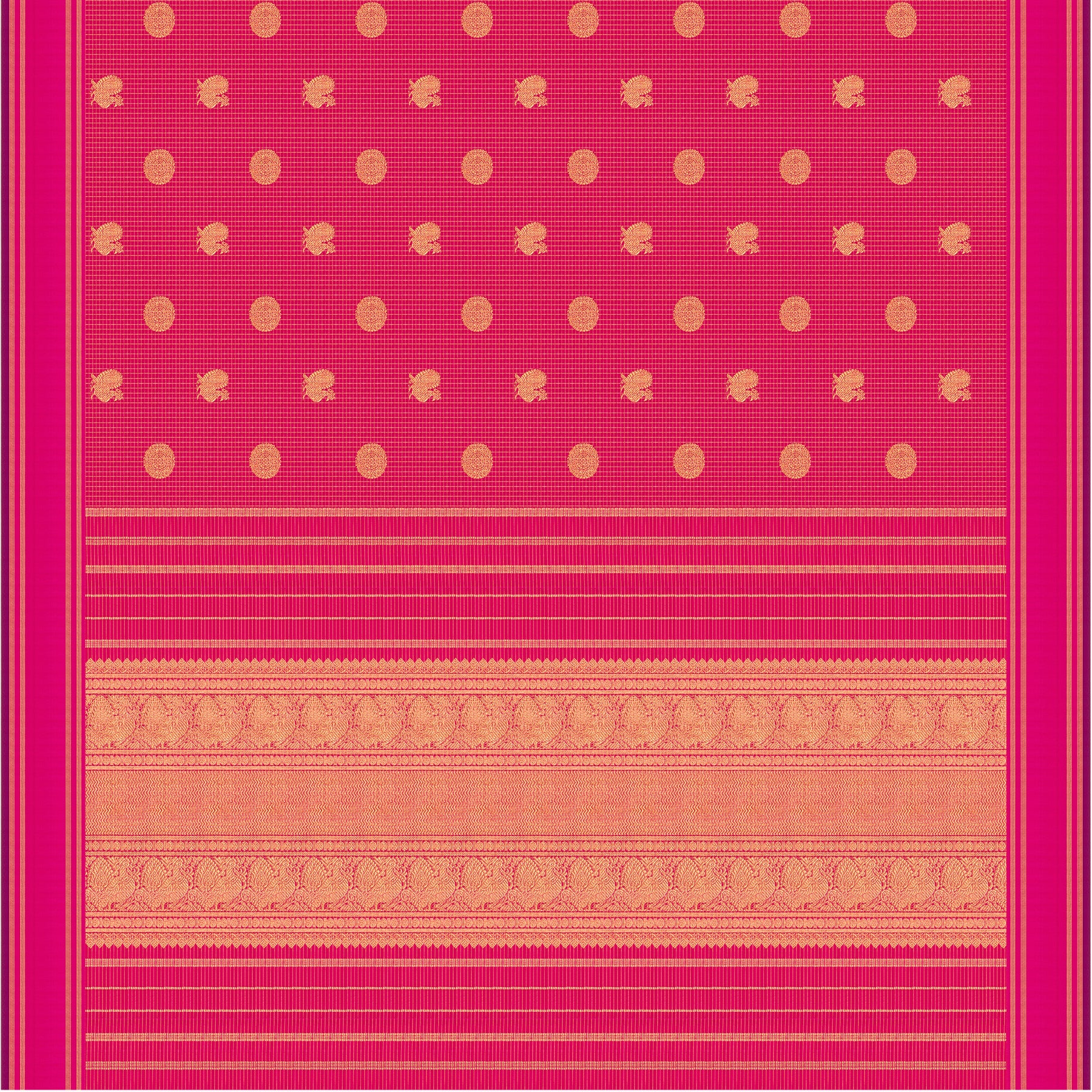 Kanakavalli Kanjivaram Silk Sari 25-599-HS001-03742 - Full View