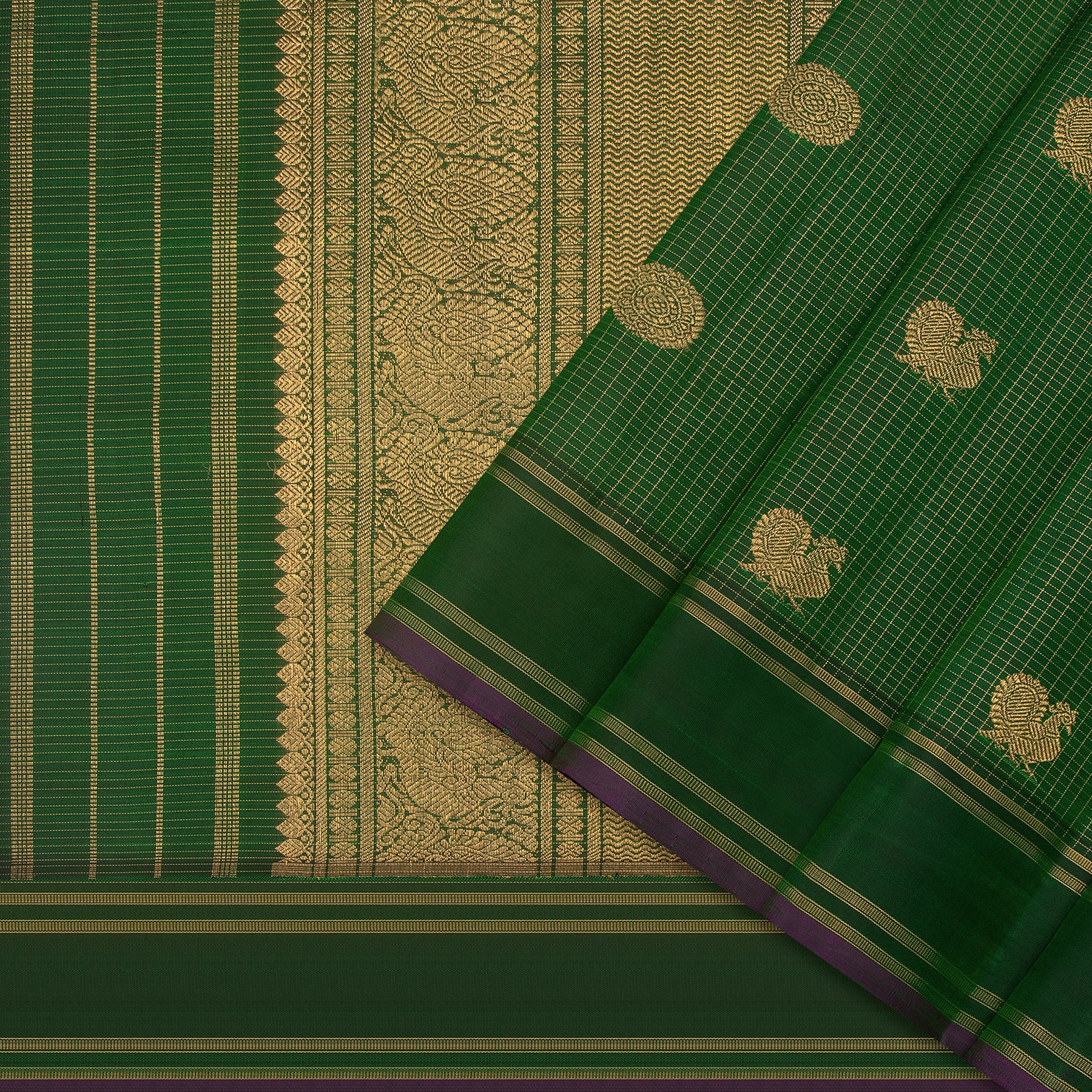 Kanakavalli Kanjivaram Silk Sari 25-599-HS001-03743 - Cover View