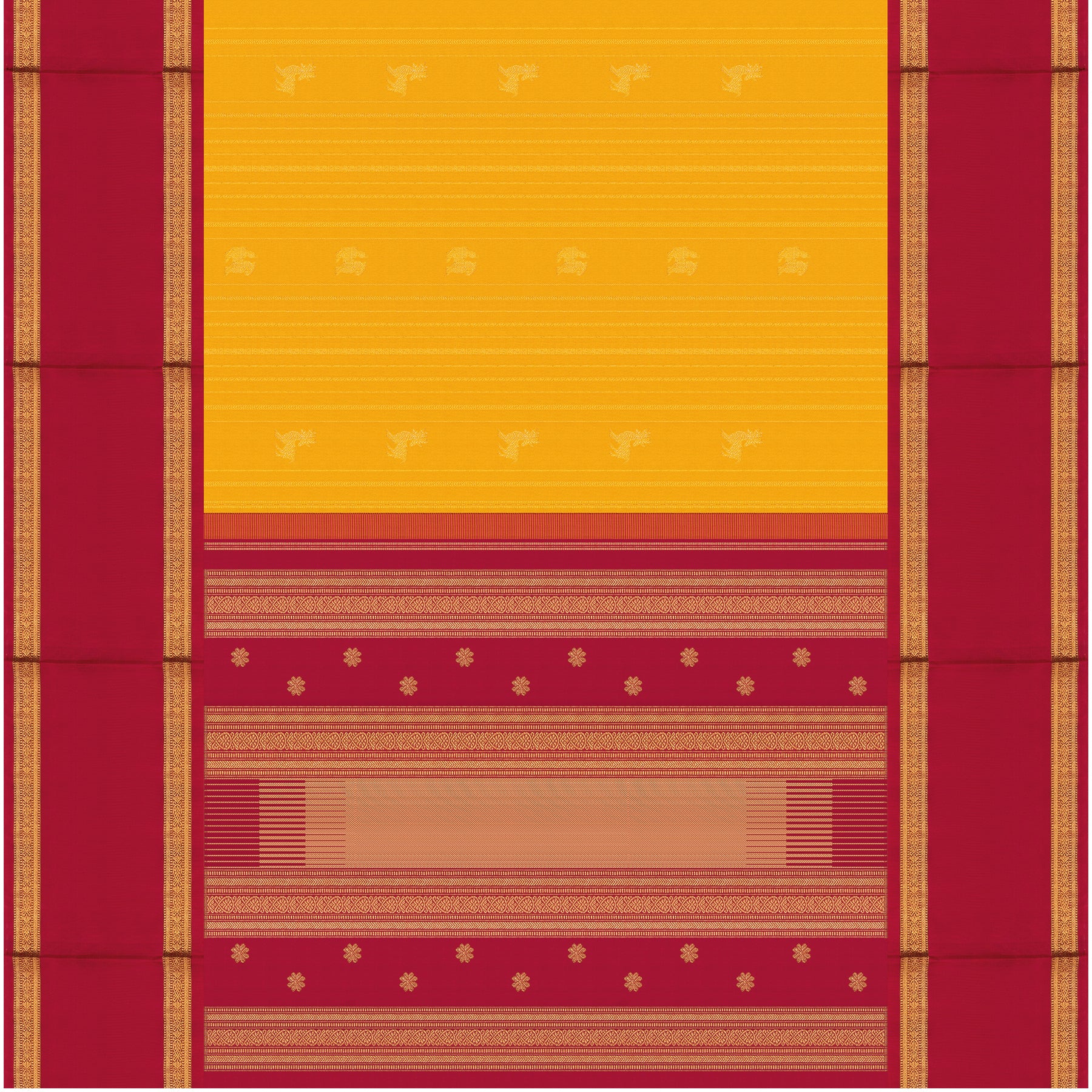 Kanakavalli Kanjivaram Silk Sari 25-599-HS001-03816 - Full View