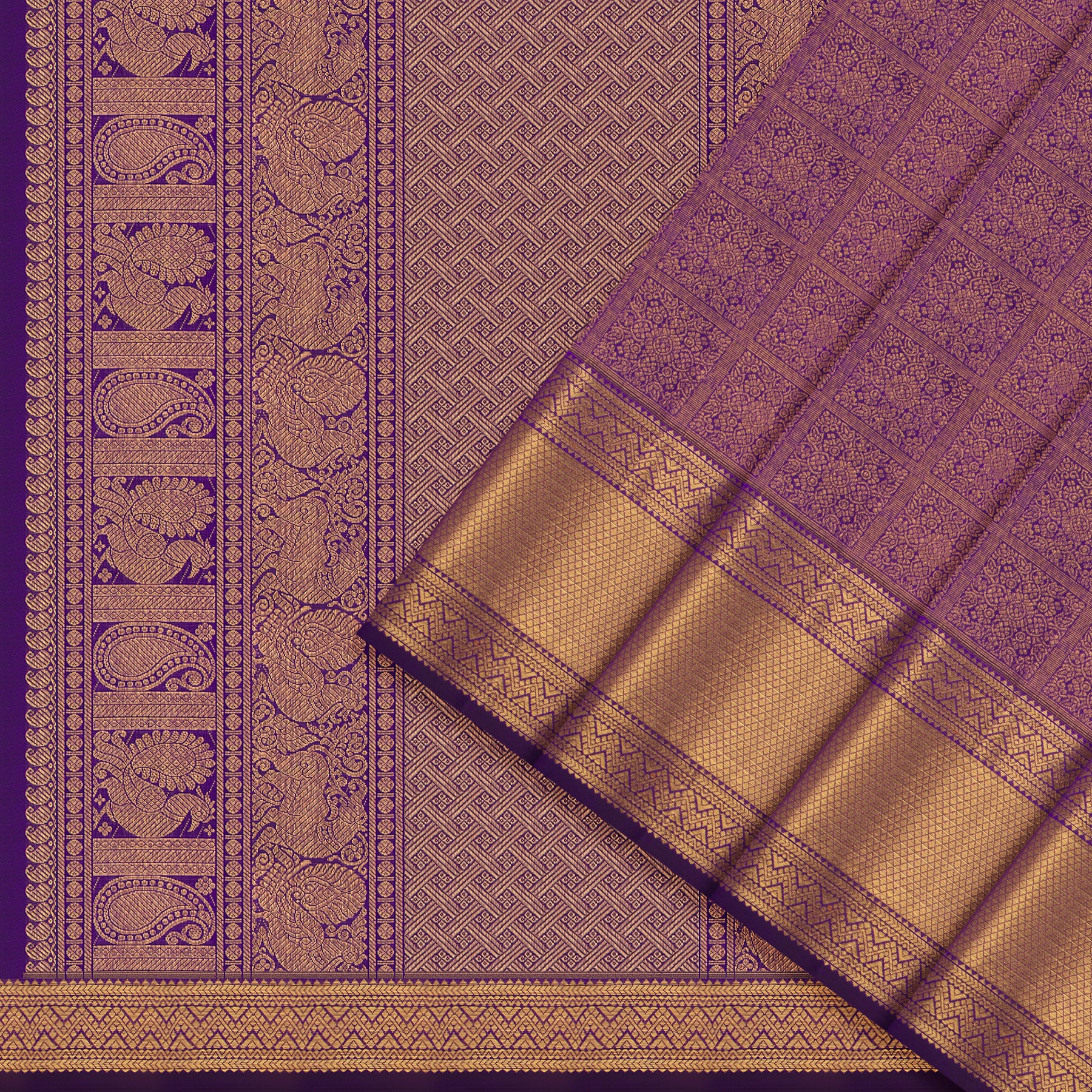 Kanakavalli Kanjivaram Silk Sari 25-599-HS001-04330 - Cover View