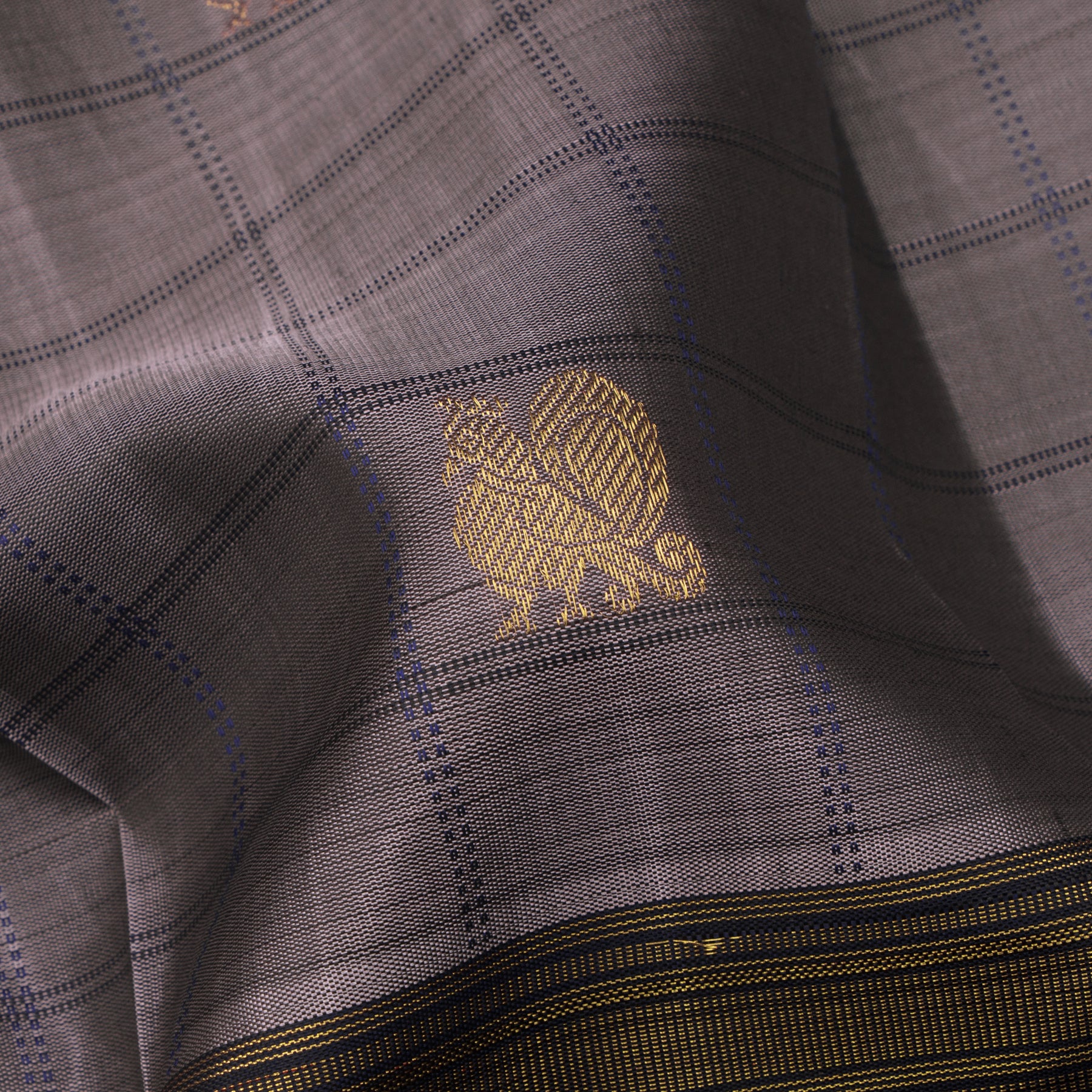 Kanakavalli Kanjivaram Silk Sari 25-599-HS001-04332 - Fabric View