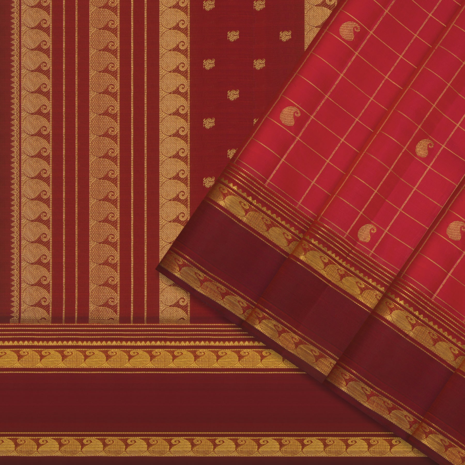 Kanakavalli Kanjivaram Silk Sari 25-599-HS001-04336 - Cover View