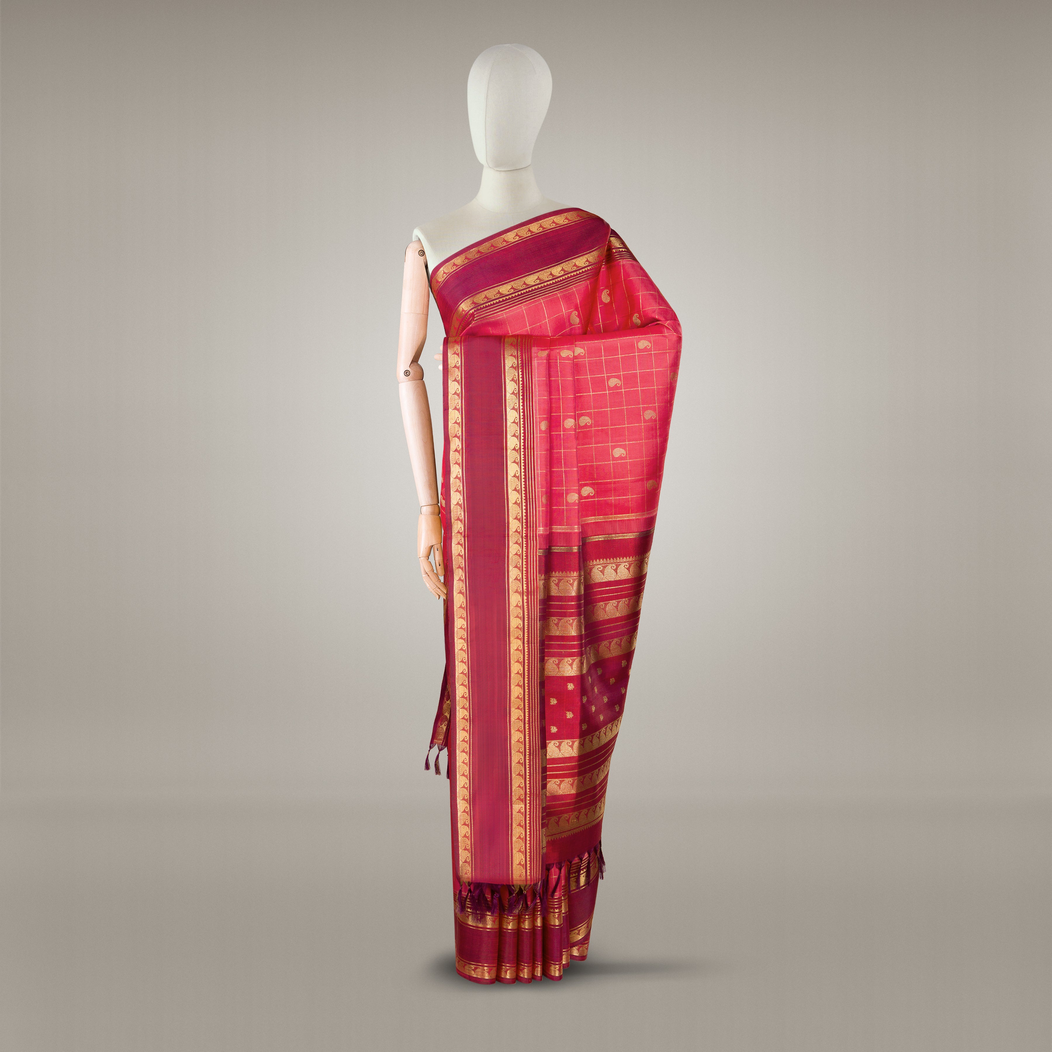 Kanakavalli Kanjivaram Silk Sari 25-599-HS001-04336 - Product Shot