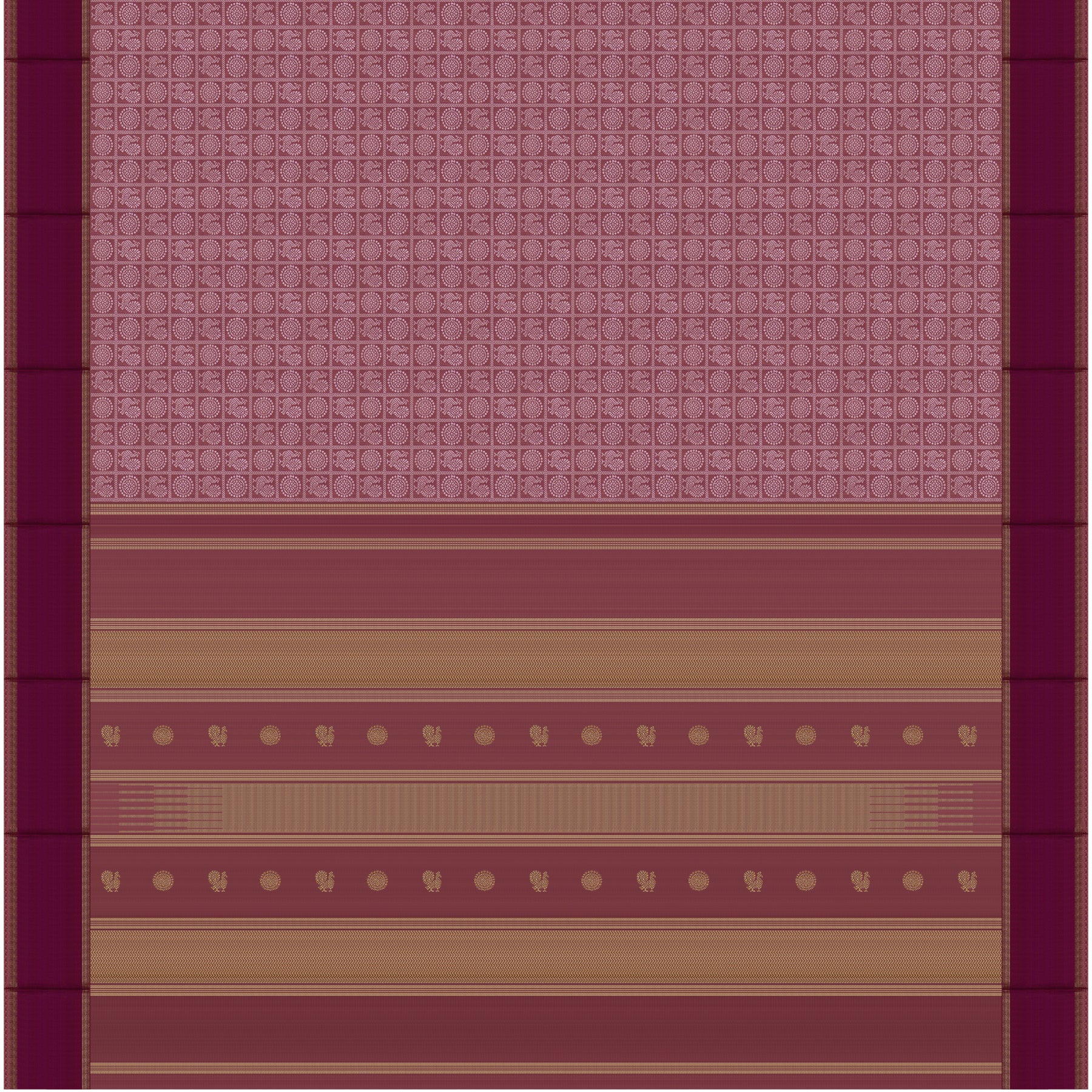 Kanakavalli Kanjivaram Silk Sari 25-599-HS001-04343 - Full View