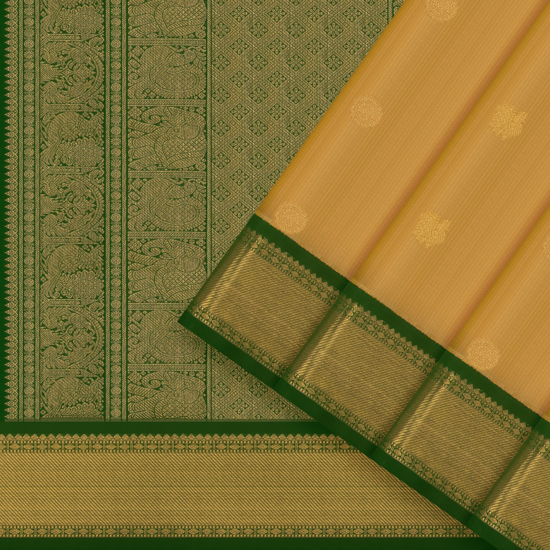 Kanakavalli Kanjivaram Silk Sari 25-599-HS001-04350 - Cover View