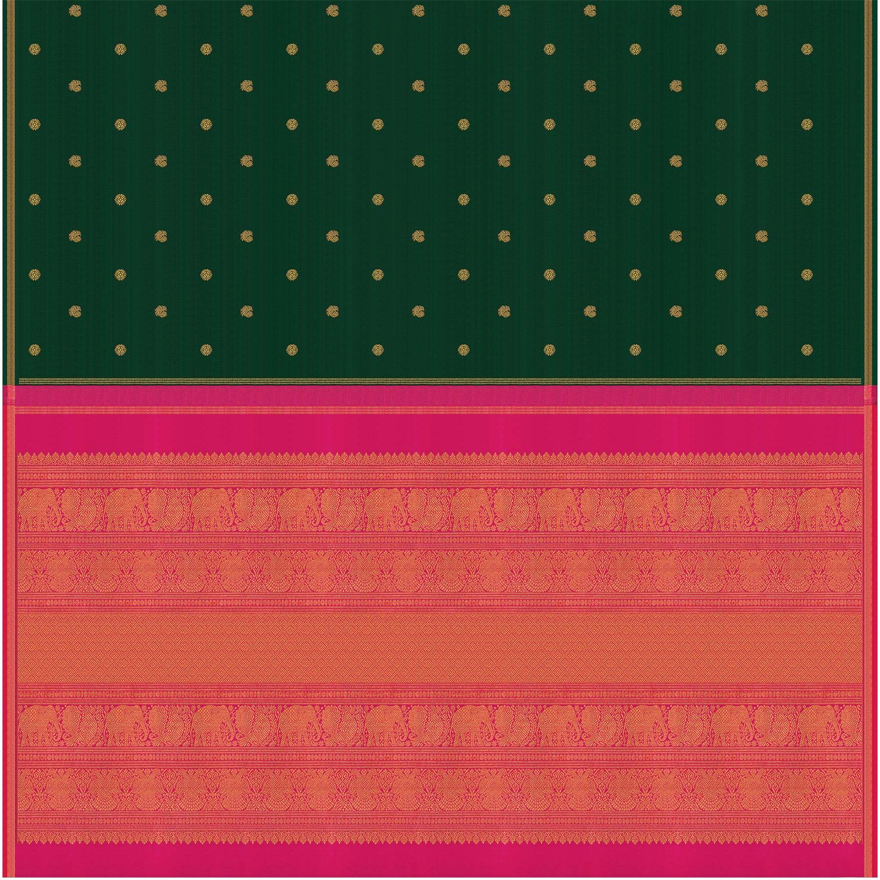 Kanakavalli Kanjivaram Silk Sari 25-599-HS001-04352 - Full View